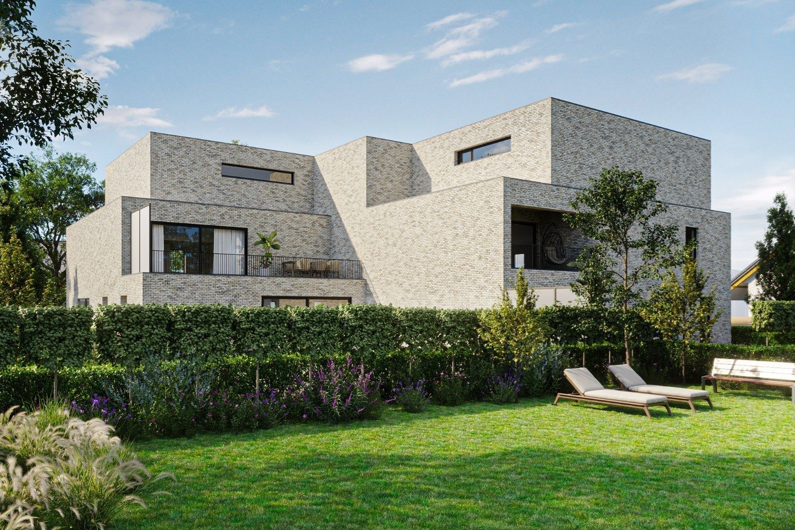 MODERN EN ENERGIEZUINIG NIEUWBOUWAPPARTEMENT MET 1 SLAAPKAMER, TERRAS EN AUTOSTANDPLAATS TE HAM CENTRUM foto 2