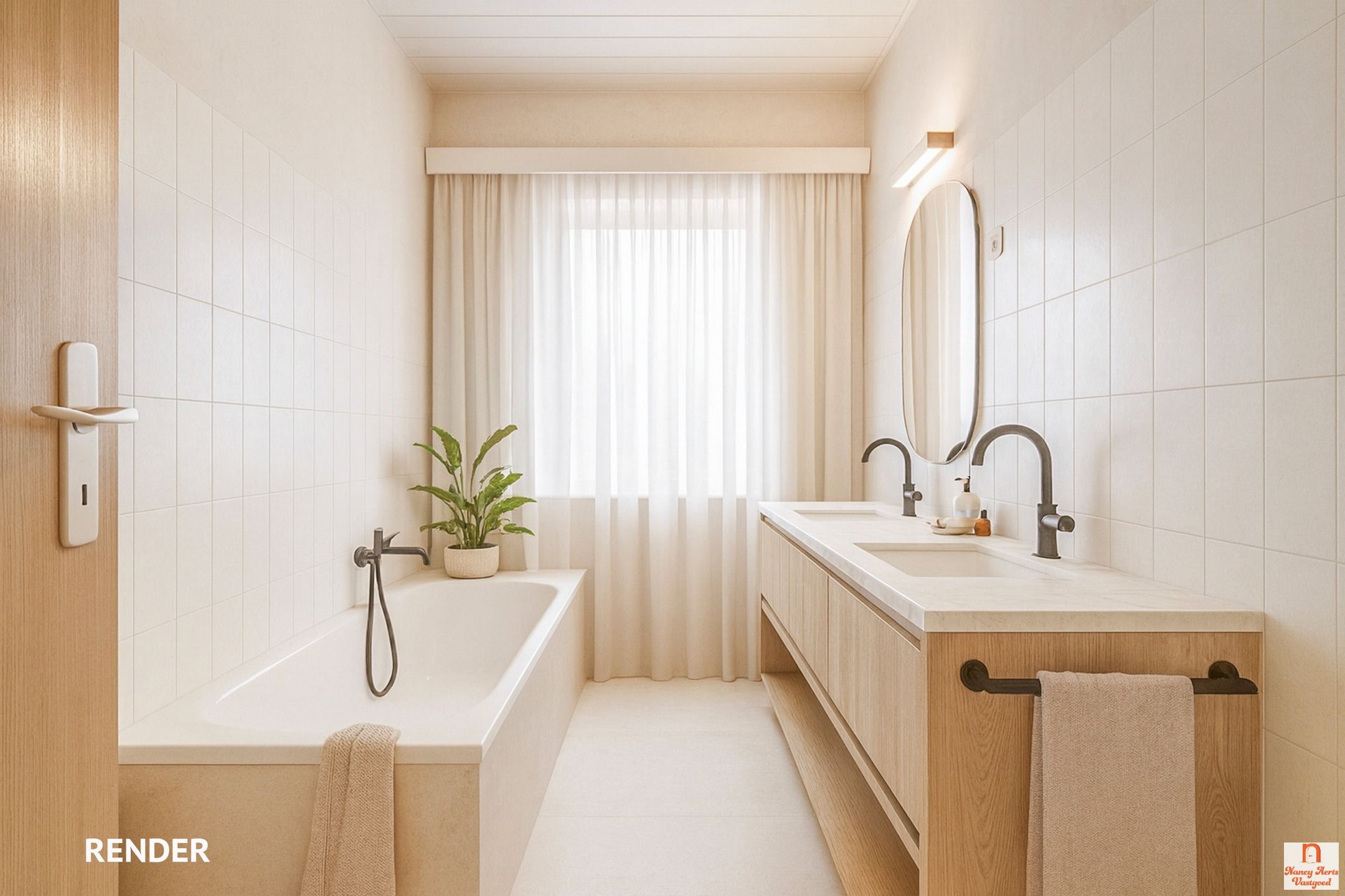Split-level woning met grote tuin en vrij uitzicht foto 23
