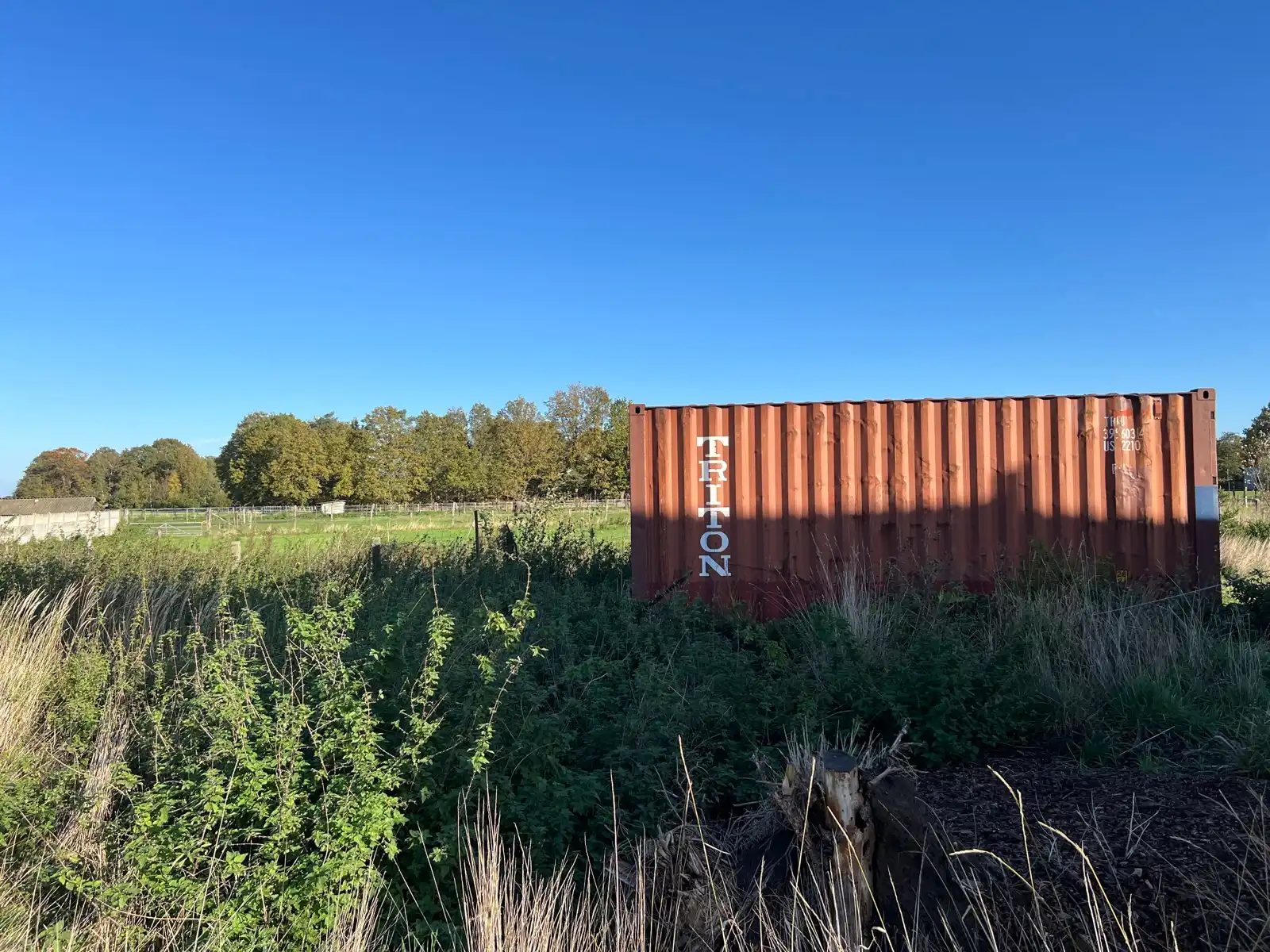 Bouwgrond voor OB (1.235m²) met achteraan agrarisch gebied foto 4