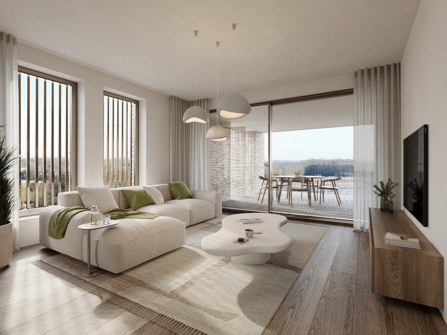 Luxueus appartement met twee terrassen en zicht op De Verdronken Weide foto 4