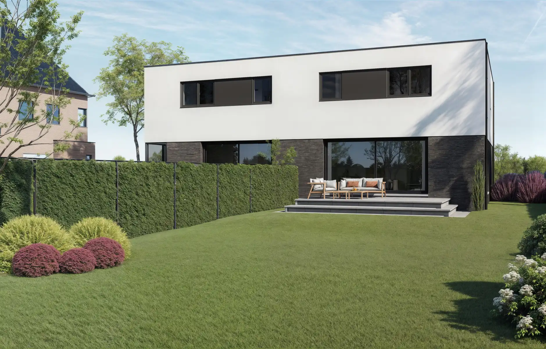 Moderne, energiezuinige (BEN) nieuwbouwwoning in het landelijke Kalfort foto 4