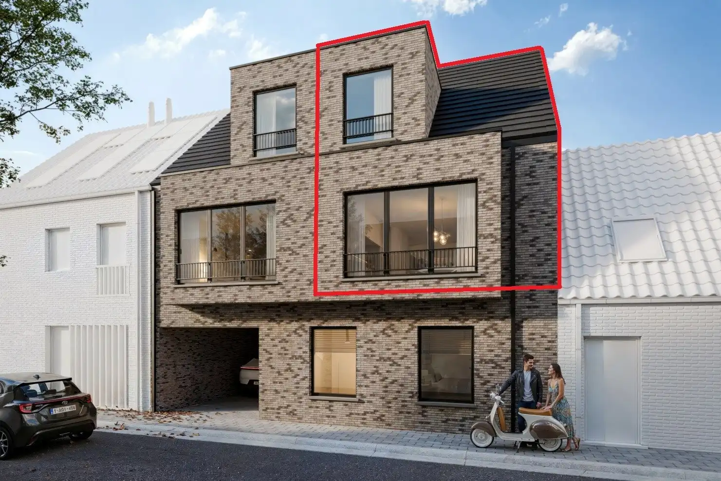 Splinternieuw appartement met zonneterras te Maldegem foto {{pictureIndex}}