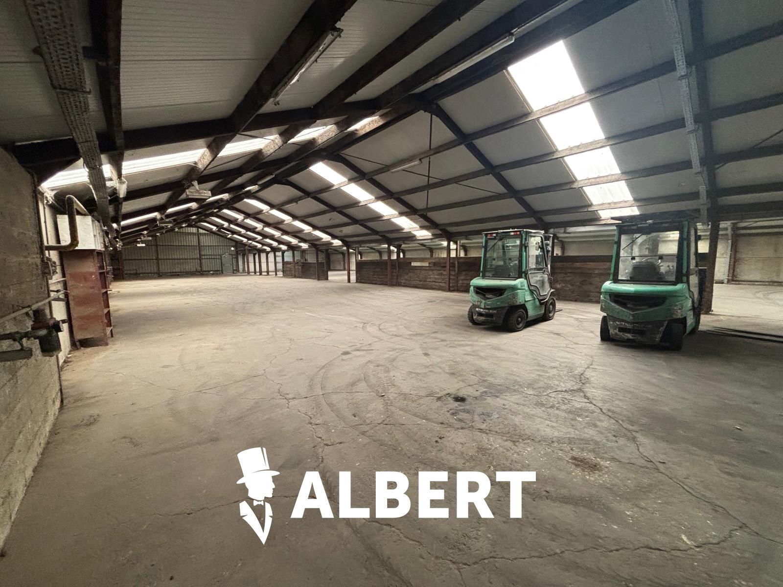 Industriële site met kantoorgebouw en hallen foto 11