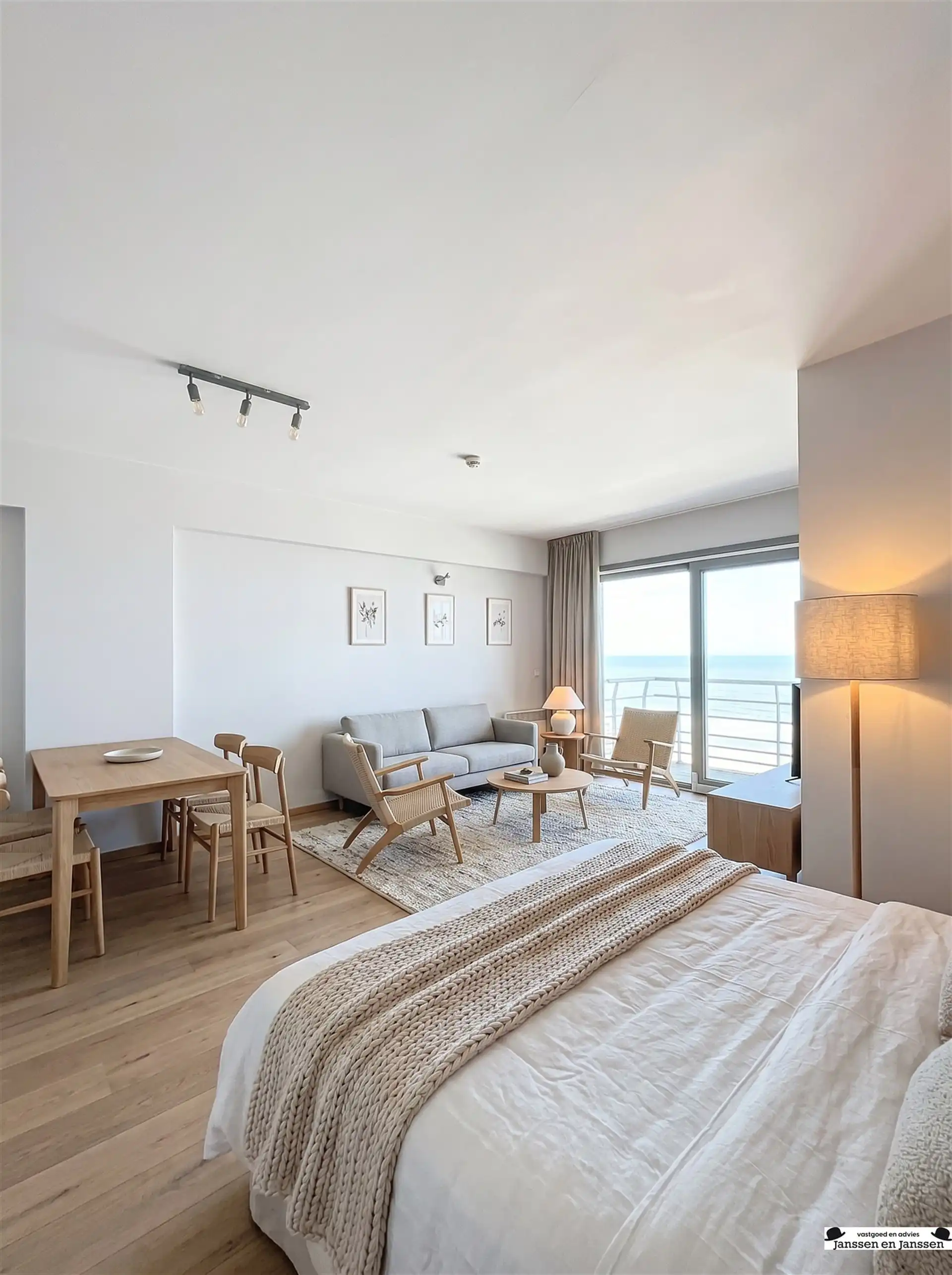 Appartement met frontaal zeezicht op de dijk in Blankenberge foto 6