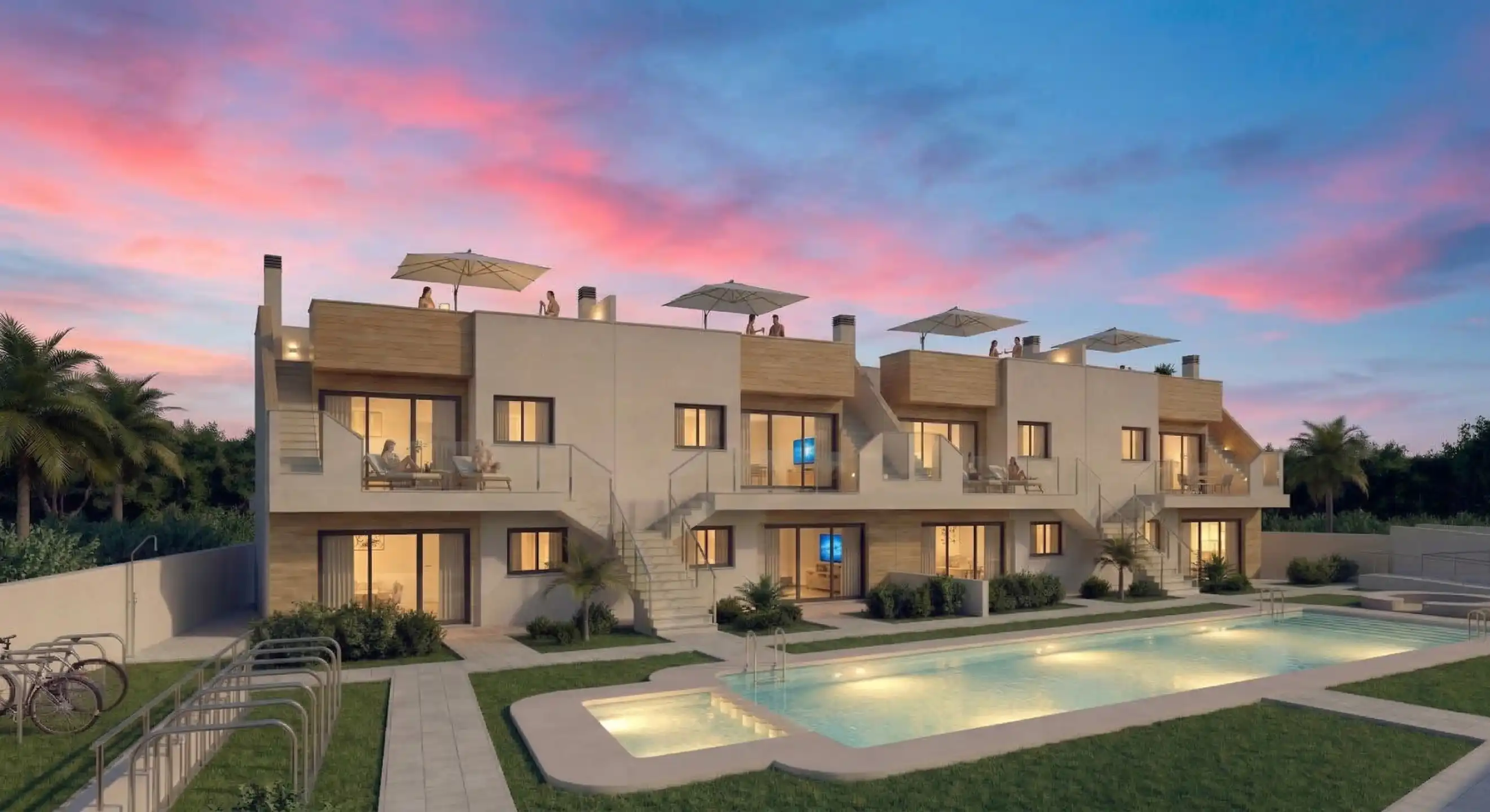 SPANJE - Moderne bungalows met privé solarium foto 2