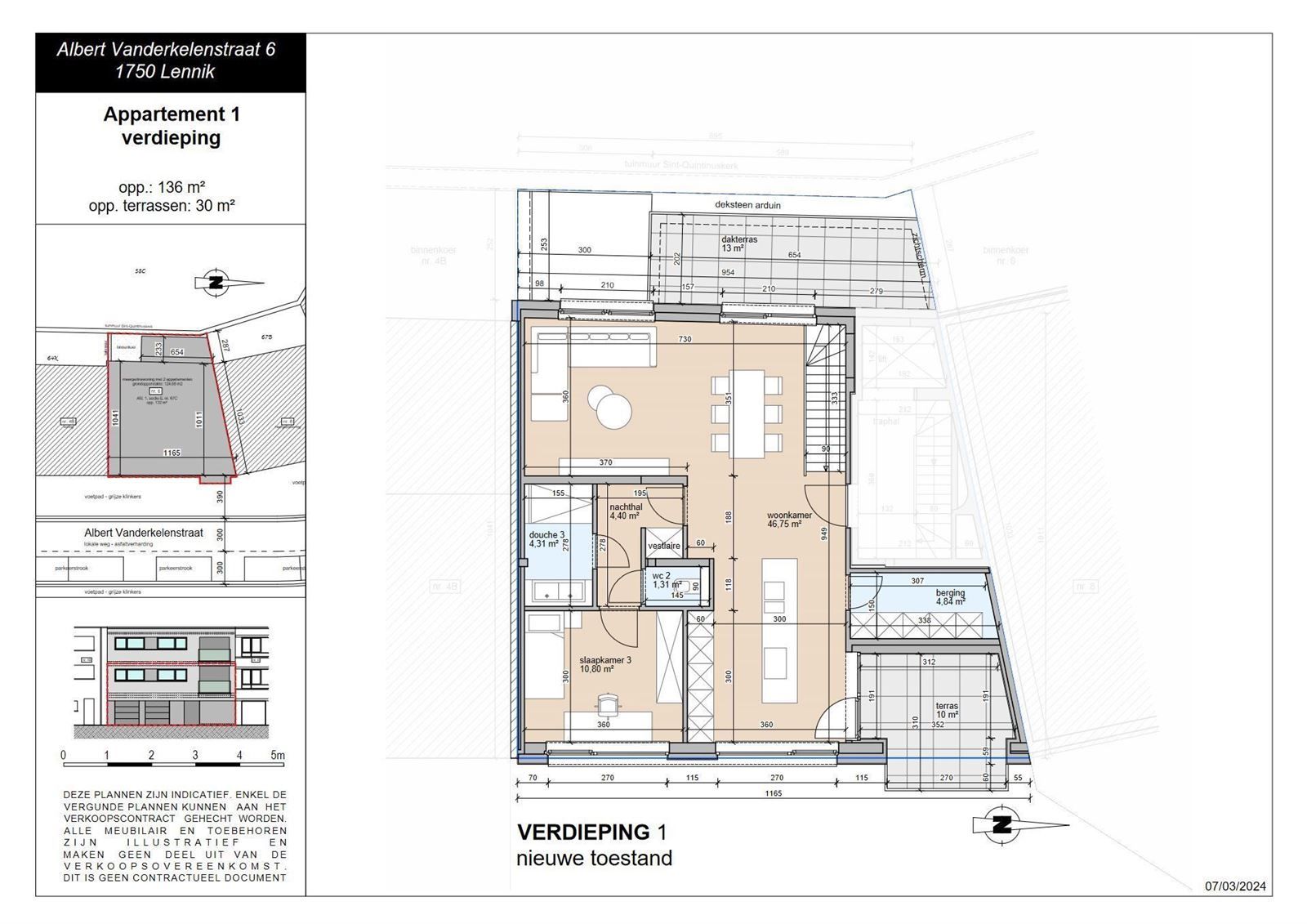 Nieuwbouw duplex-appartement (2%) TE KOOP in Lennik foto 8