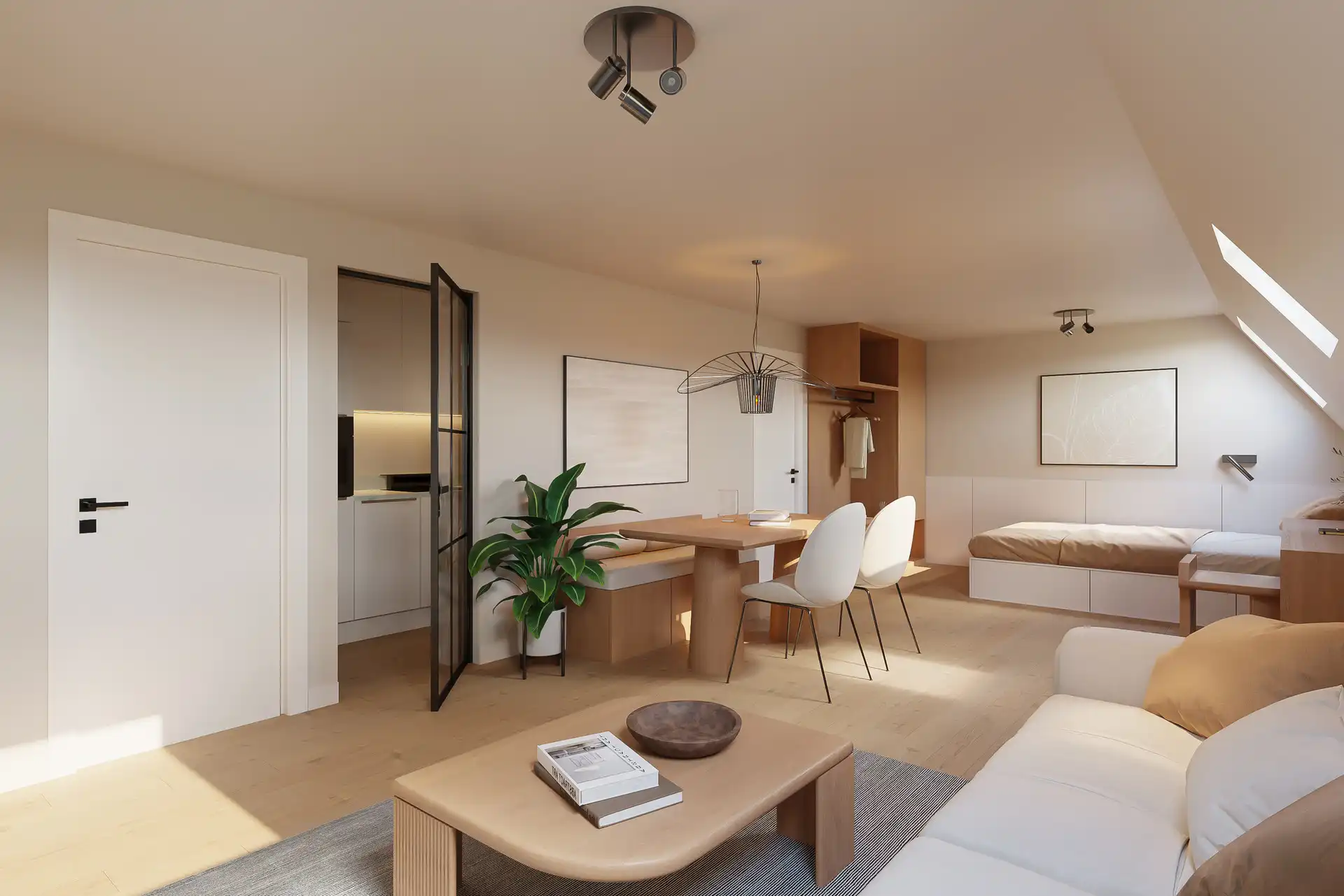 INVESTERINGSPAND VAN 14 VERHUURDE STUDIO'S/APPARTEMENTEN TE LANAKEN. foto 4