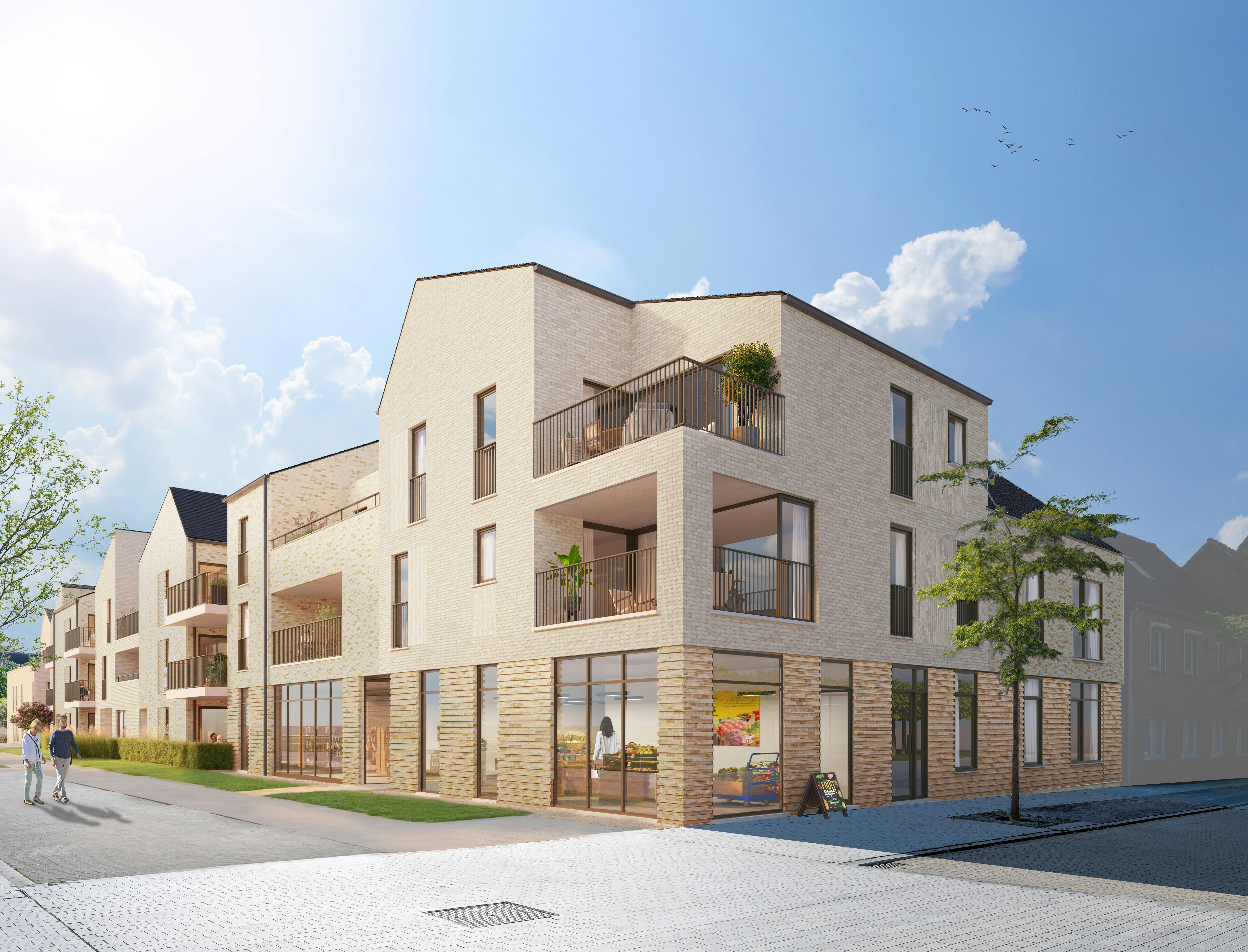 Nieuwbouw 2 slaapkamer appartement te centrum Zedelgem foto 3