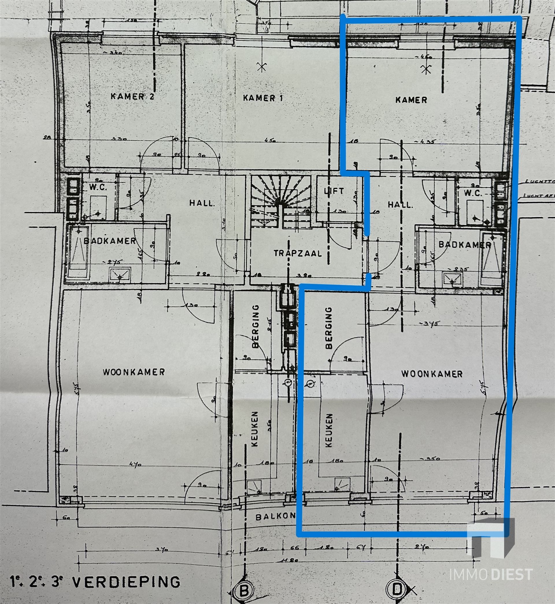 Appartement met 1 slaapkamer in centrum van Diest foto 12