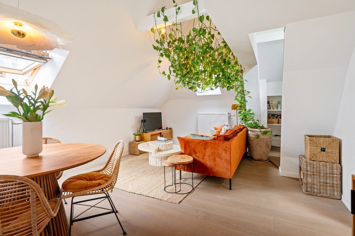 Uitzonderlijk 1-SLPK  dak appartement met een terras in historisch centrum van Antwerpen! foto 4