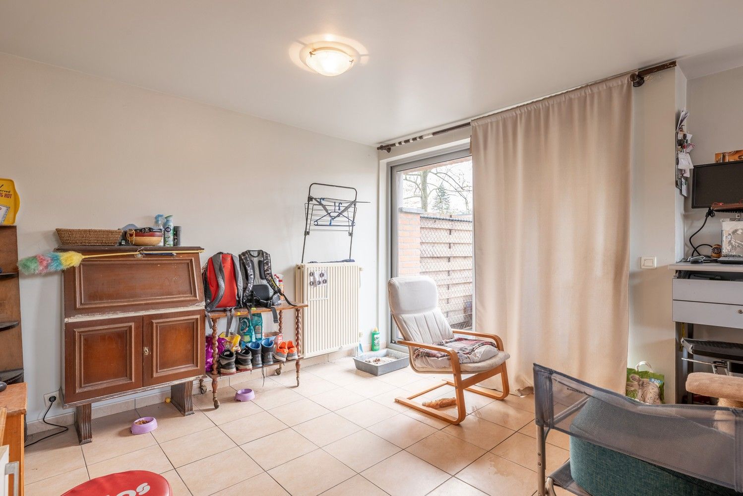 Gelijkvloers appartement met terras met tuintje ! foto 8