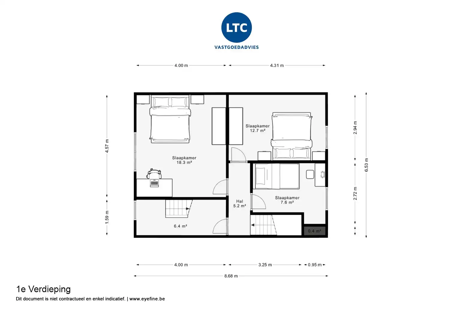 Te renoveren HOB met 4 slpks, tuin, terras en garage in Linter  foto 23