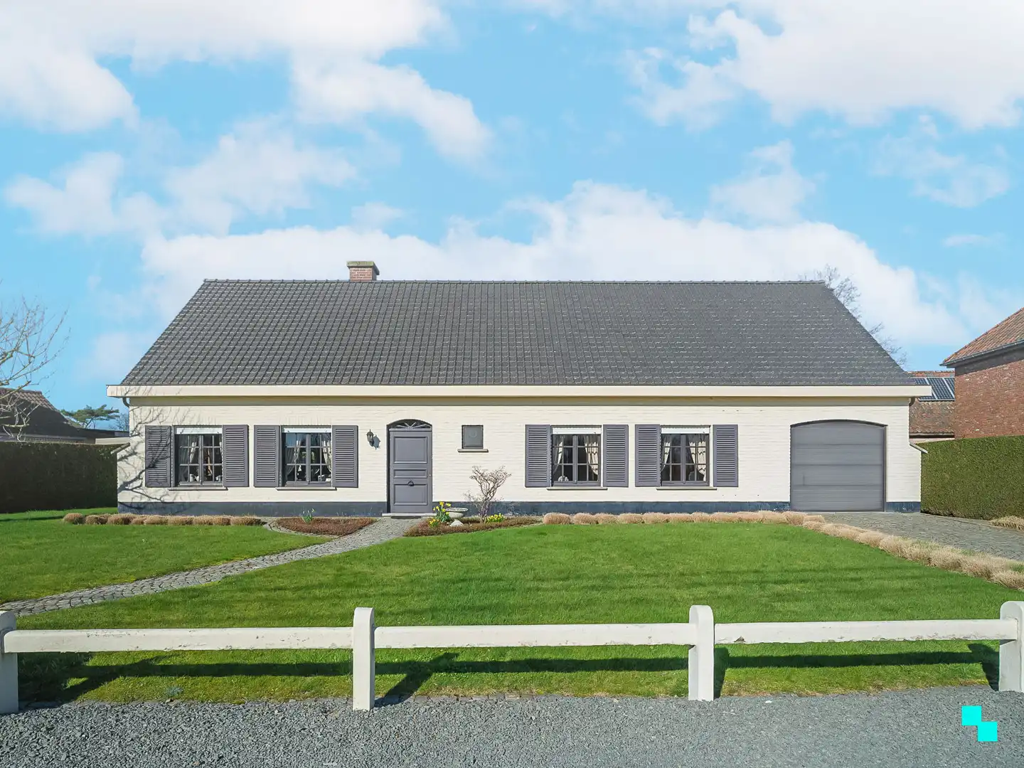 Charmante bungalow in het groene Oosterzele foto 34