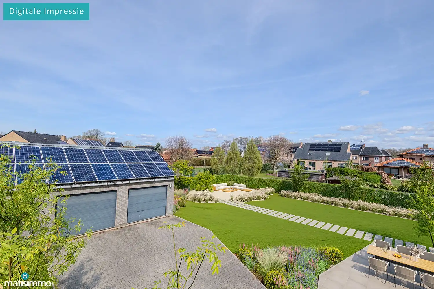 GERENOVEERDE WONING MET 3 SLAAPKAMERS, RUIME GARAGE EN TUIN (11A 40CA) TE BILZEN foto 38