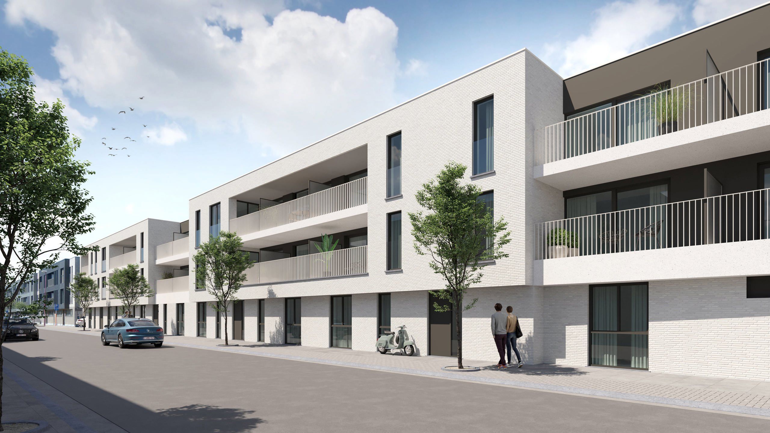 Luxueus 3-slaapkamerappartement in het centrum van Stabroek. foto {{pictureIndex}}