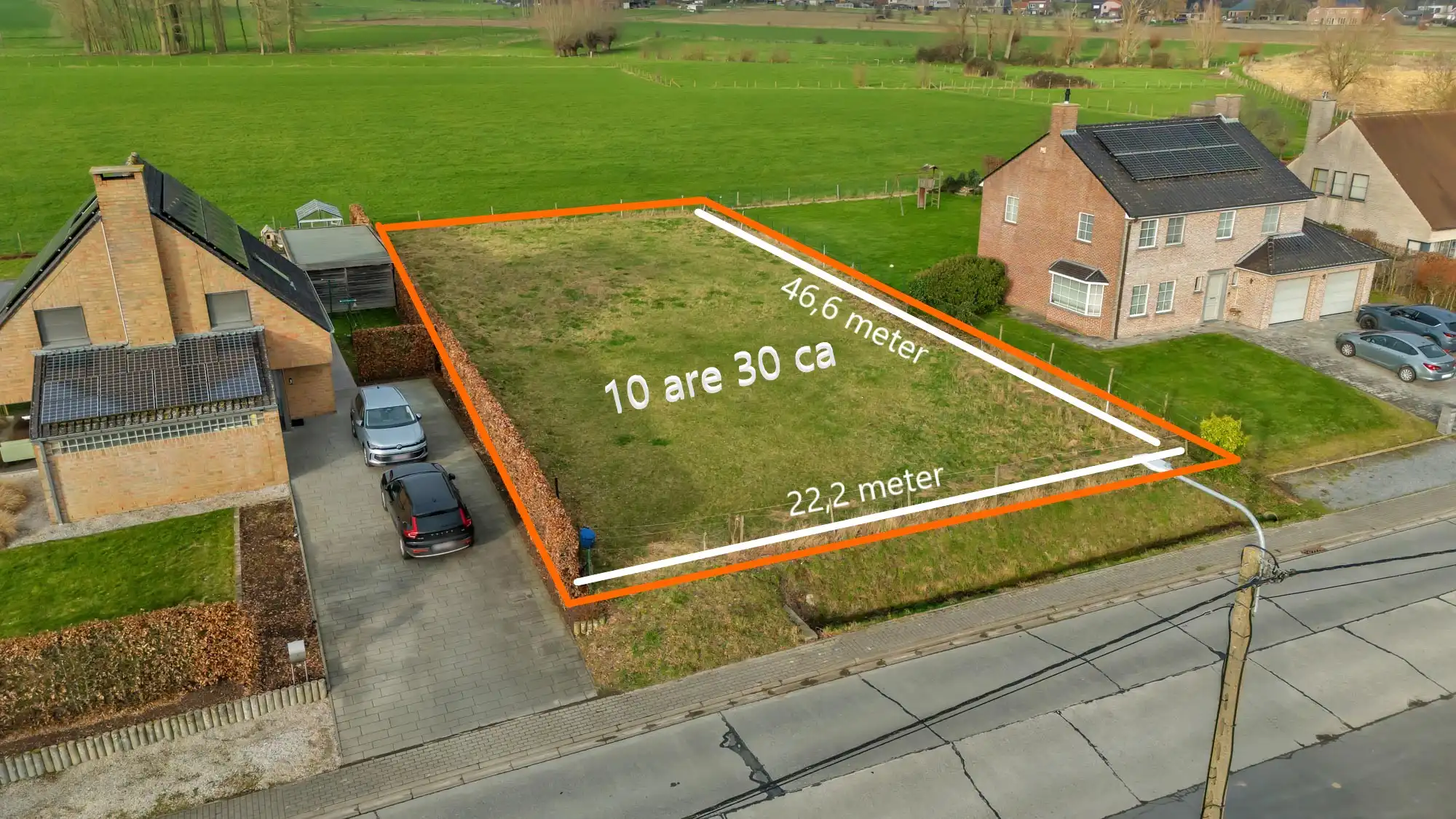 Landelijke gelegen bouwgrond voor OB foto {{pictureIndex}}
