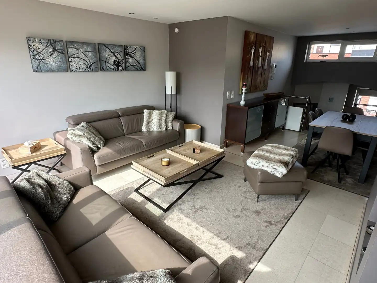 PRACHTIGE GEMEUBELDE PENTHOUSE TE KOOP OP 100 M. VAN HET STRAND IN KOKSIJDE foto 2