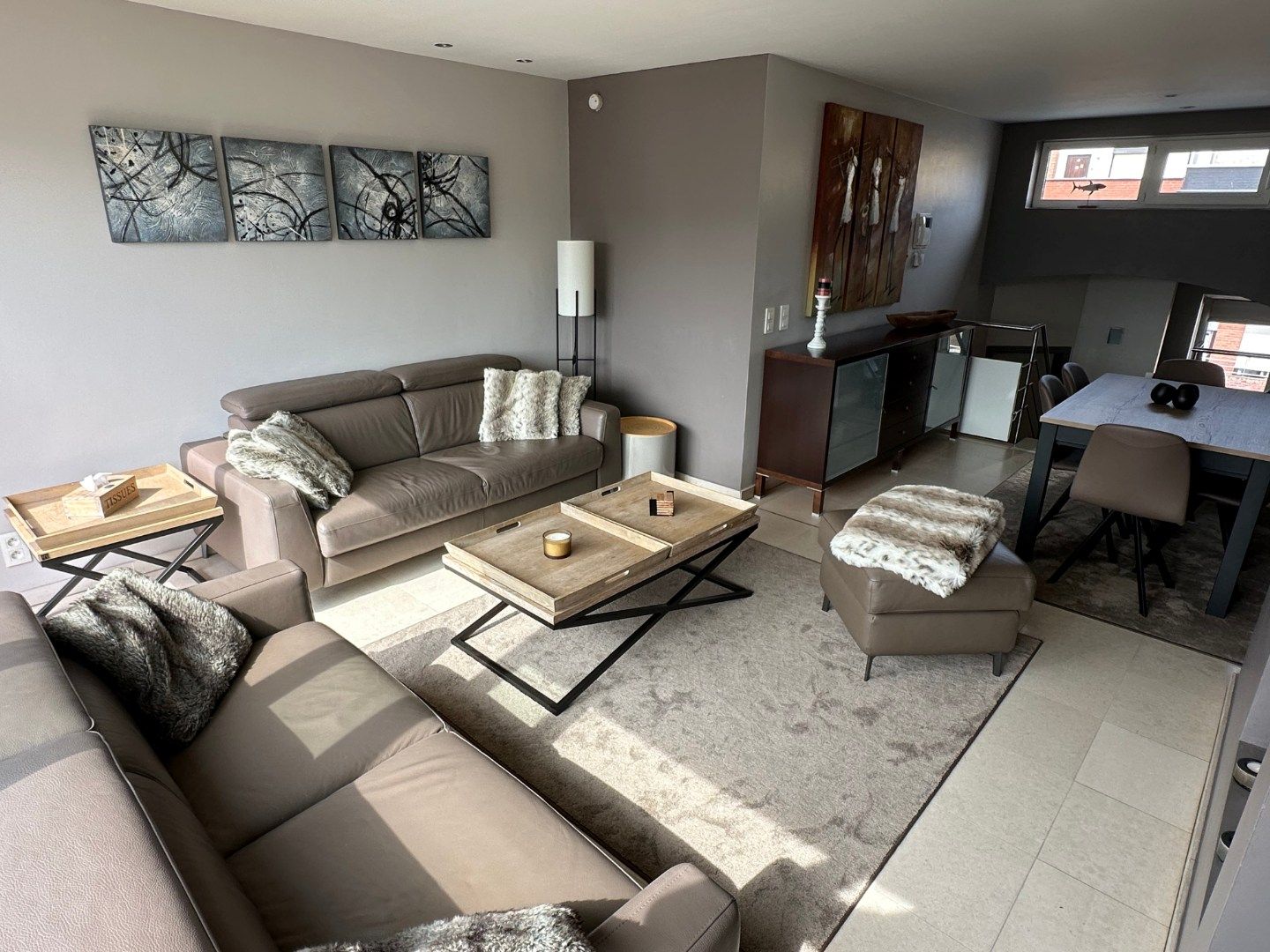 PRACHTIGE GEMEUBELDE PENTHOUSE TE KOOP OP 100 M. VAN HET STRAND IN KOKSIJDE foto 2