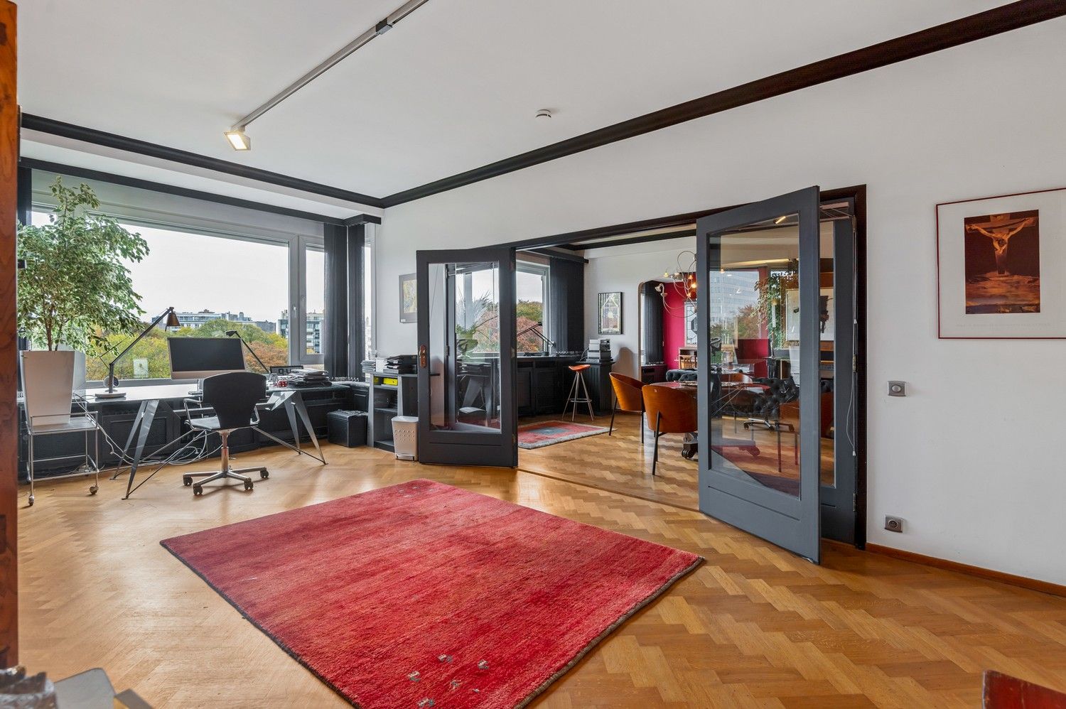 Uitzonderlijk art-deco penthouse met panoramisch uitzicht op het Albertpark foto 5