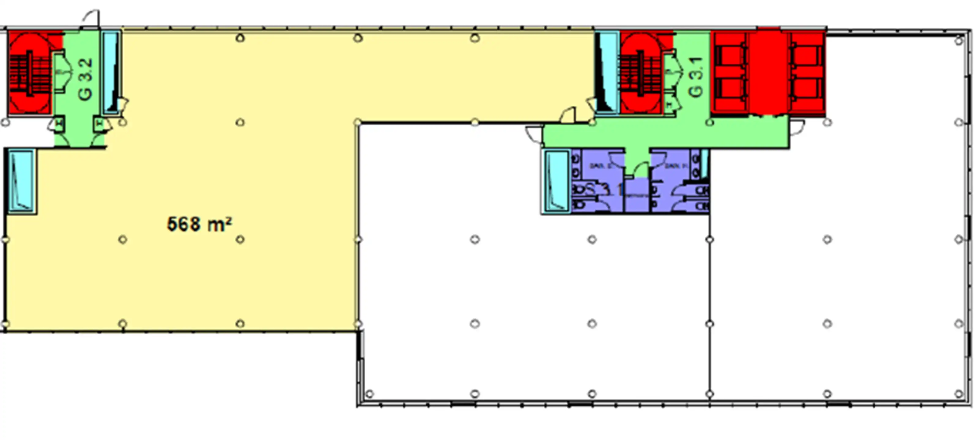 Moderne kantoorruimte 3.1  te huur aan het station van Mechelen foto 7
