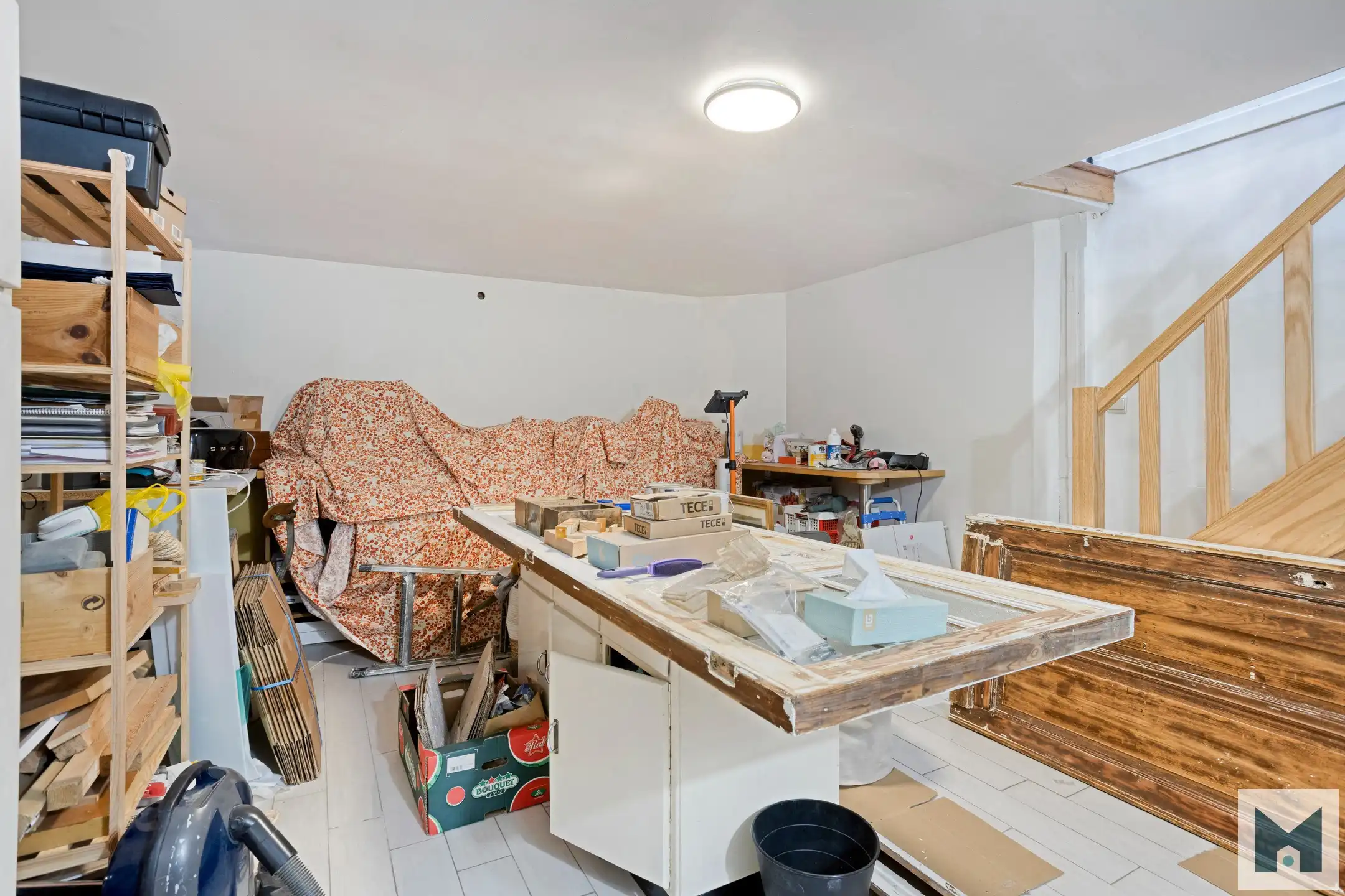 Ruim gelijkvloers appartement met 2 slpks en ruime atelier! foto 18