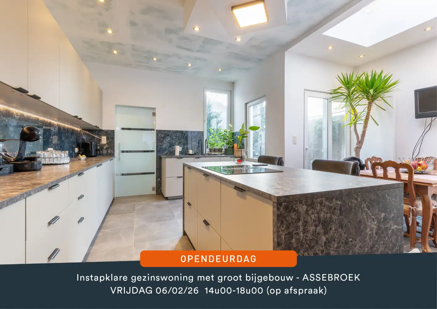 Ruime instapklare gezinswoning met groot bijgebouw foto {{pictureIndex}}