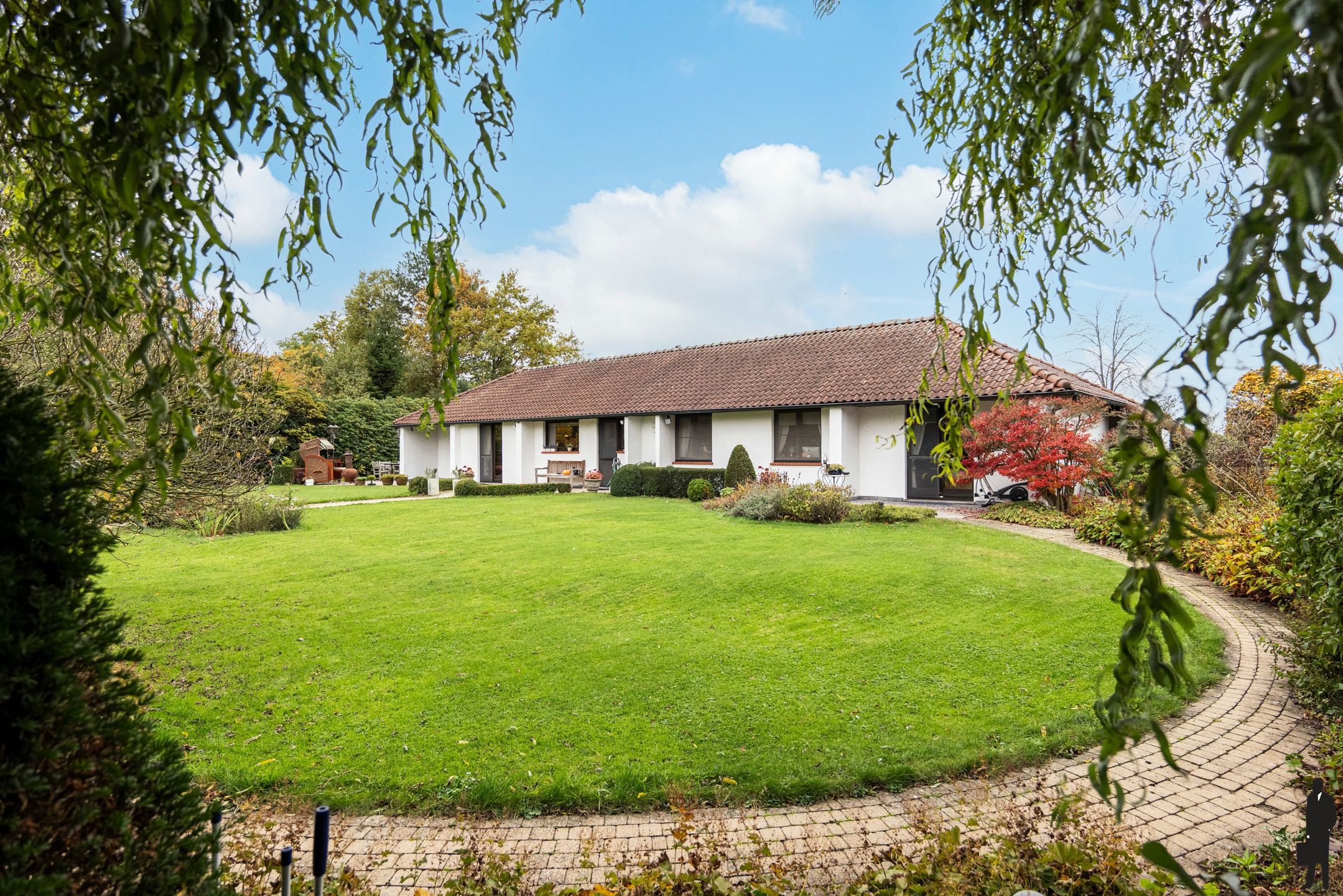 Laagbouwvilla met uitzicht op bos en weilanden nabij Postel foto 2