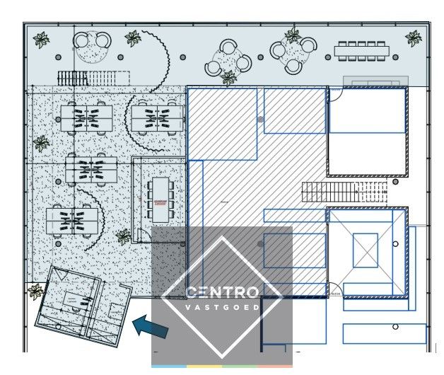 Instapklare KANTOORRUIMTE (± 225m²) - ALL-IN formule (huur, verbruik, randaccomodatie, etc.) te IEPER. foto 24