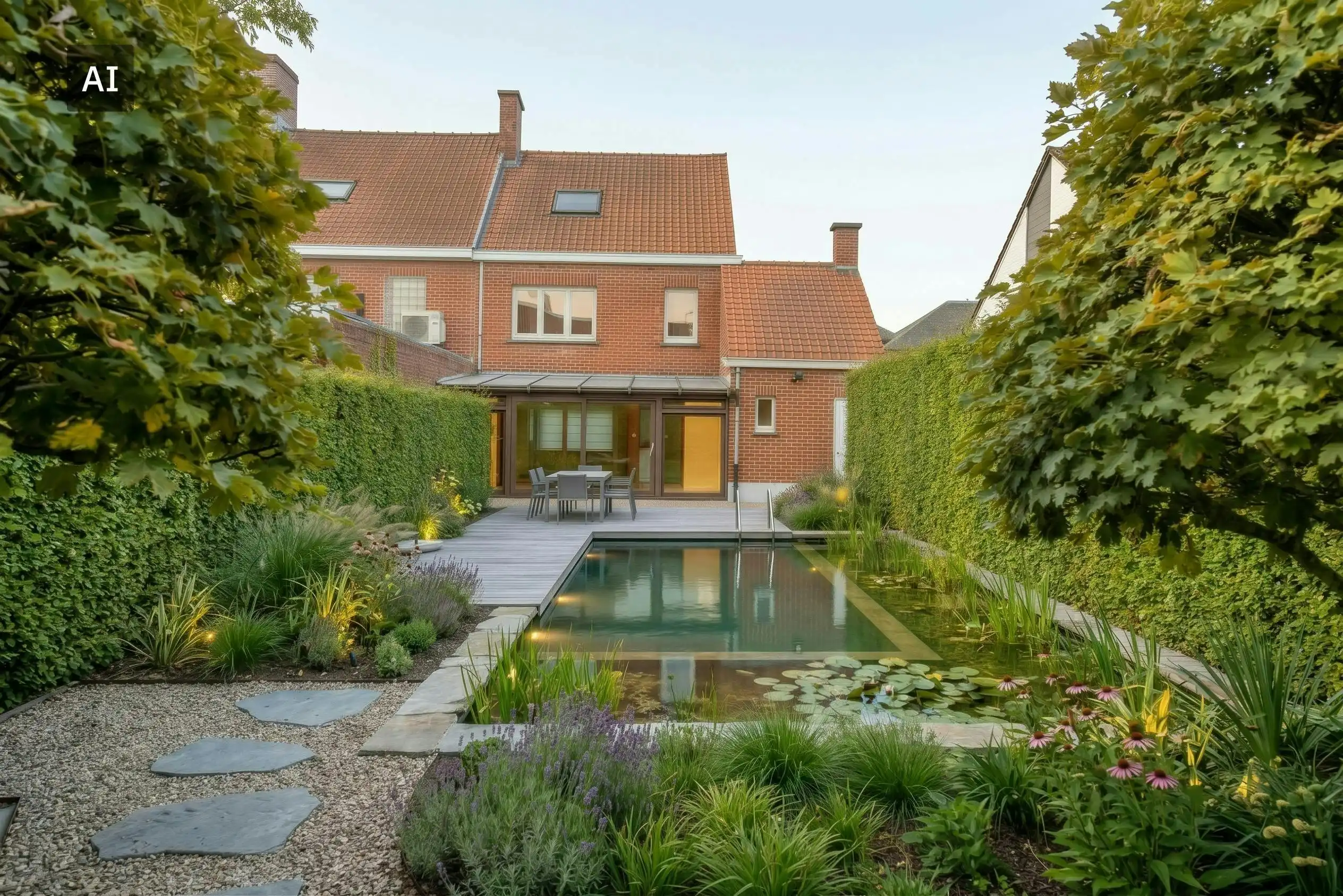 Instapklare halfopen woning met garage en tuin in Roeselare foto 15