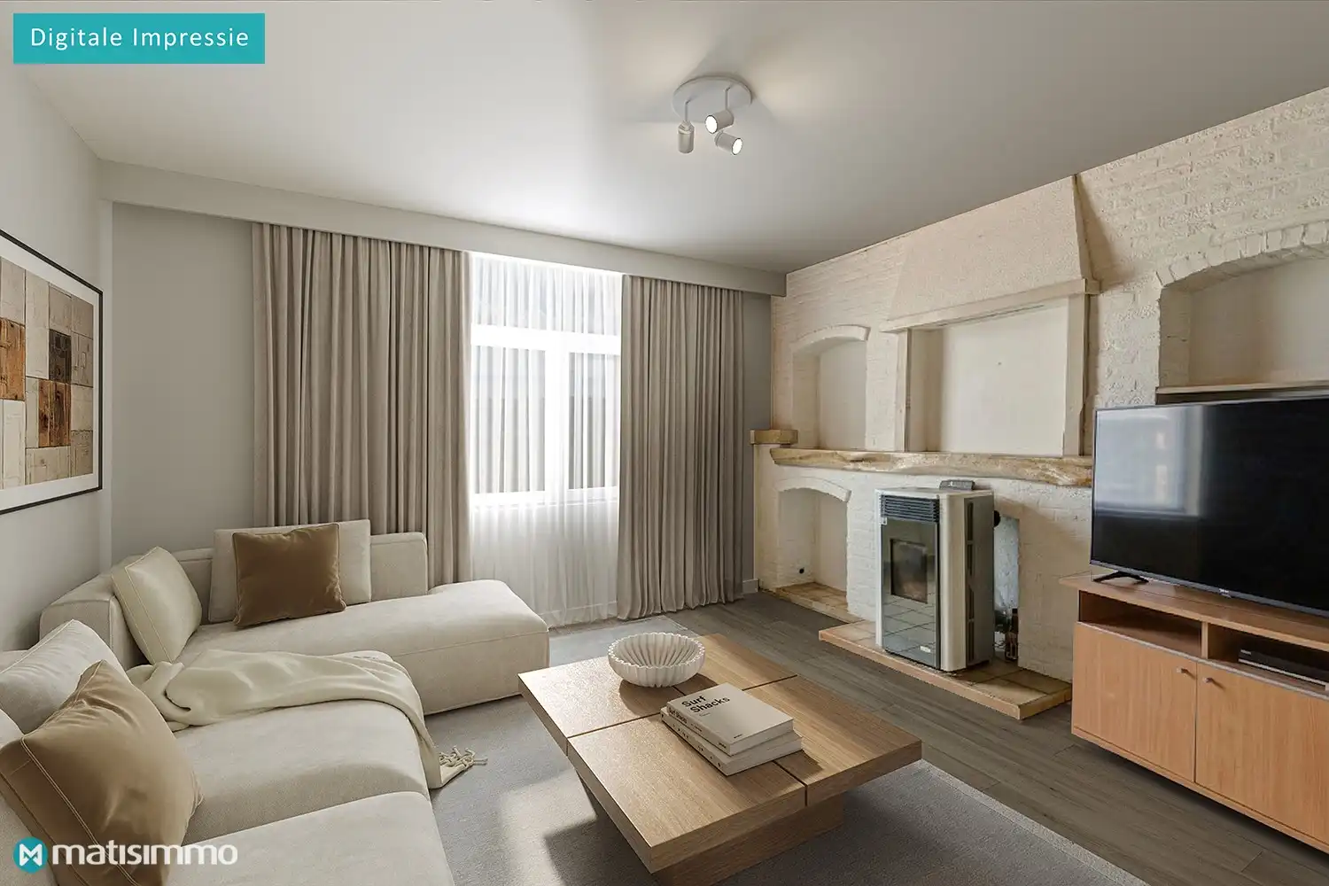 GOED ONDERHOUDEN GEZINSWONING MET 3 RUIME SLAAPKAMERS OP EEN RUIM PERCEEL VAN 9A 21CA foto 2