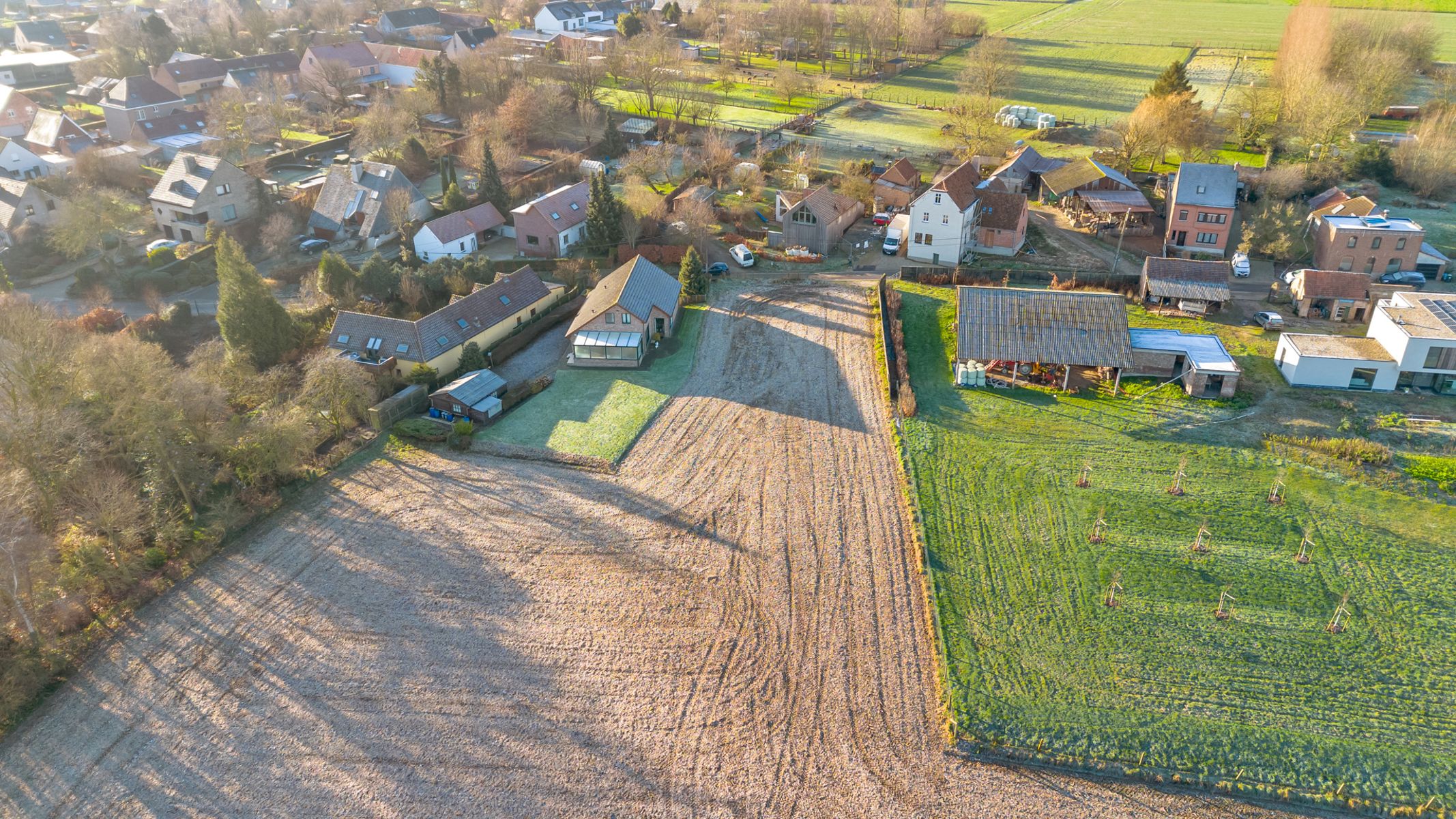 In OPTIE: Mooie bouwgrond OB rustiek/landelijk karakter ! foto 6
