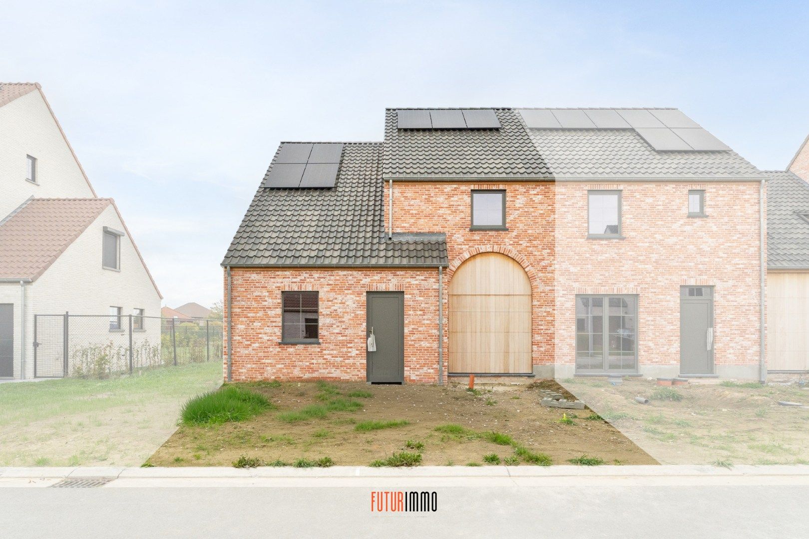 Nieuwbouwwoning met garage foto {{pictureIndex}}