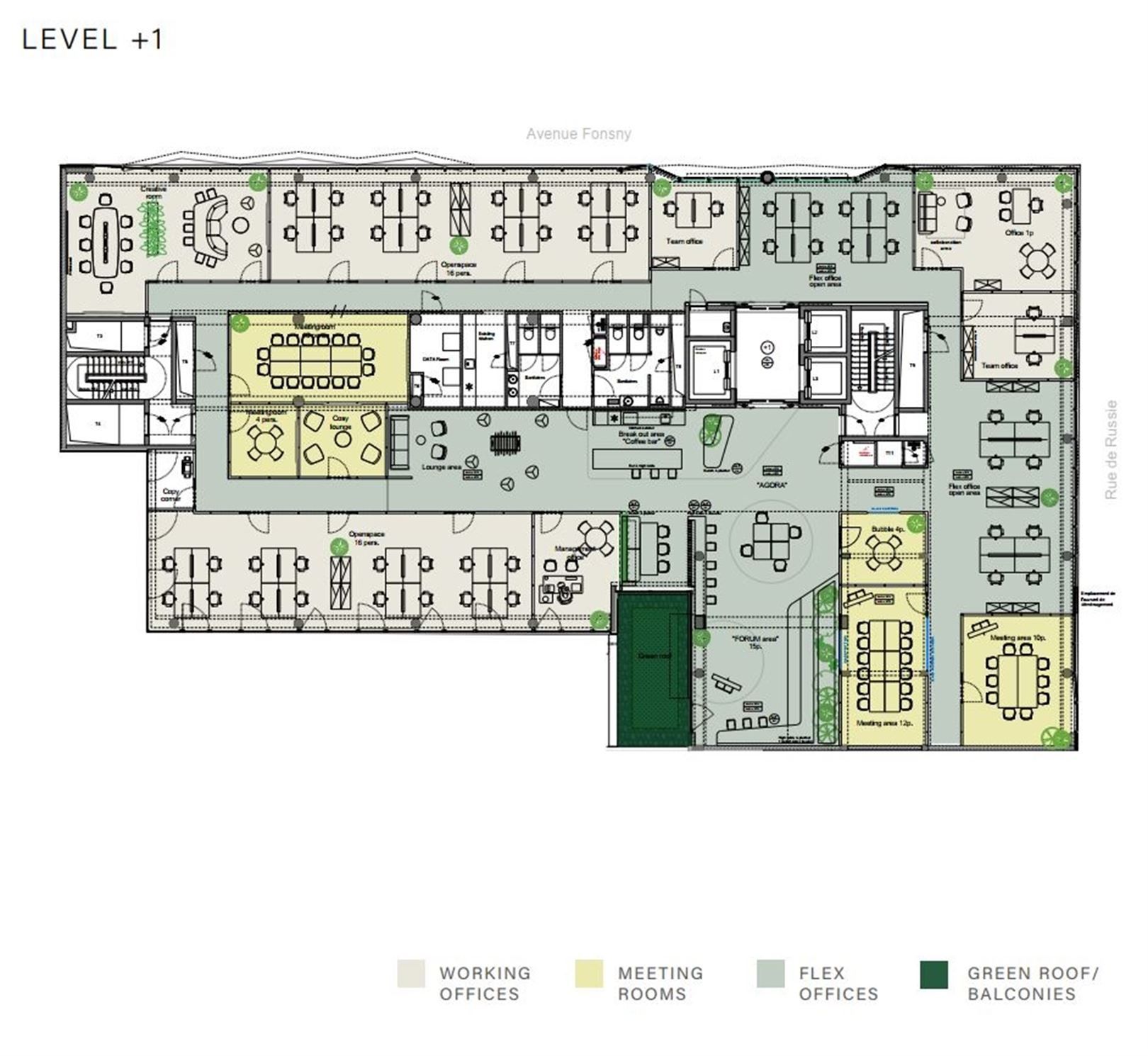 SOUTH CRYSTAL: kantoren te huur vanaf 887 m² foto 14