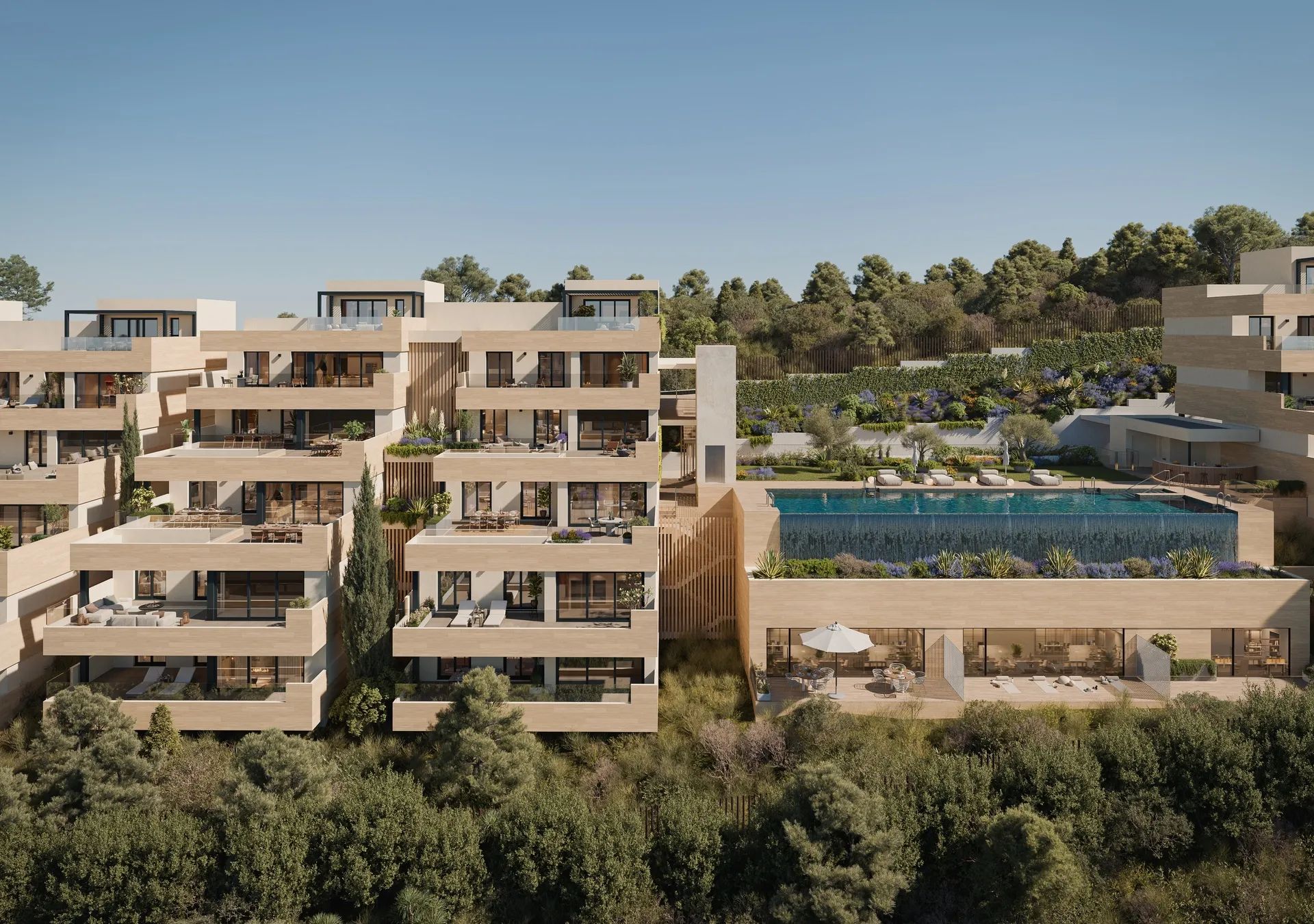 Wonen in harmonie met de natuur – exclusieve nieuwbouwresidentie in Marbella met panoramisch uitzicht en resortfaciliteiten foto {{pictureIndex}}