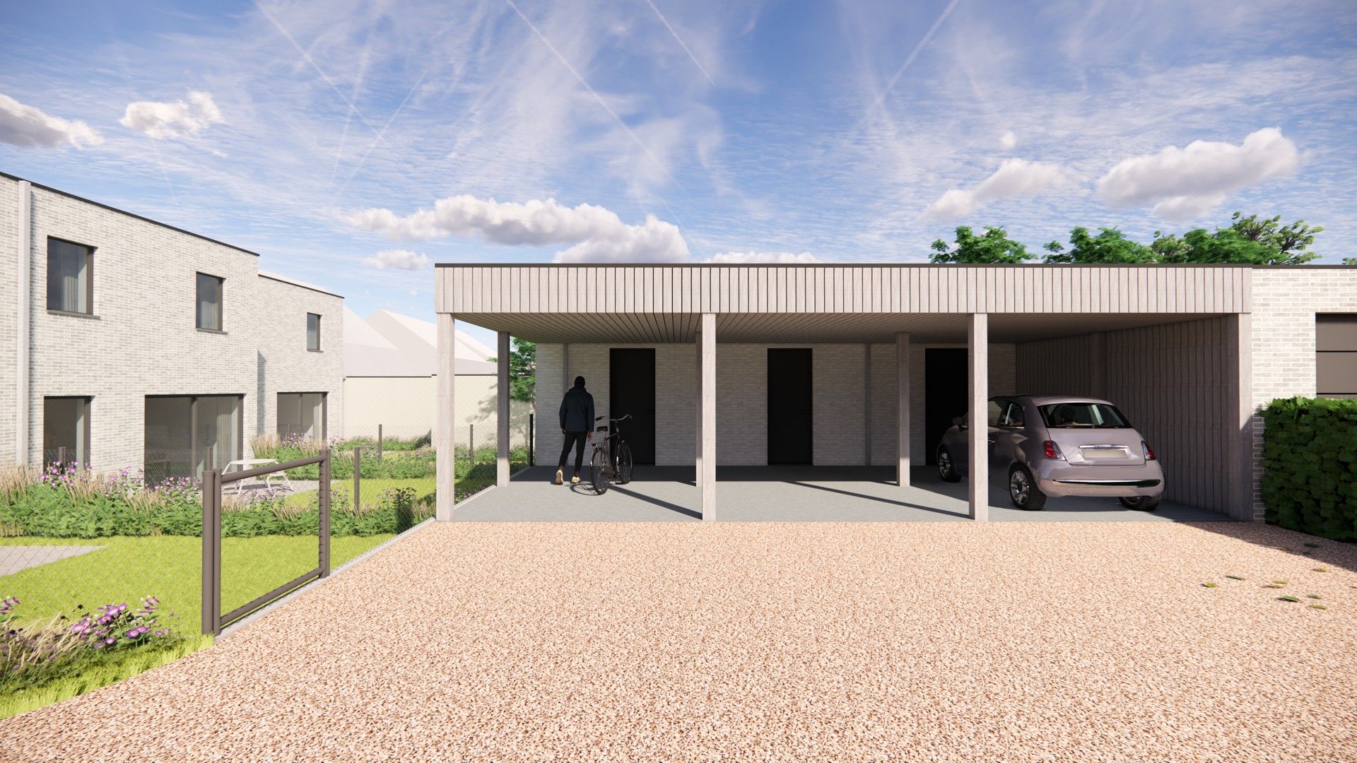 Gesloten nieuwbouwwoning met carport te Sleihage foto 15