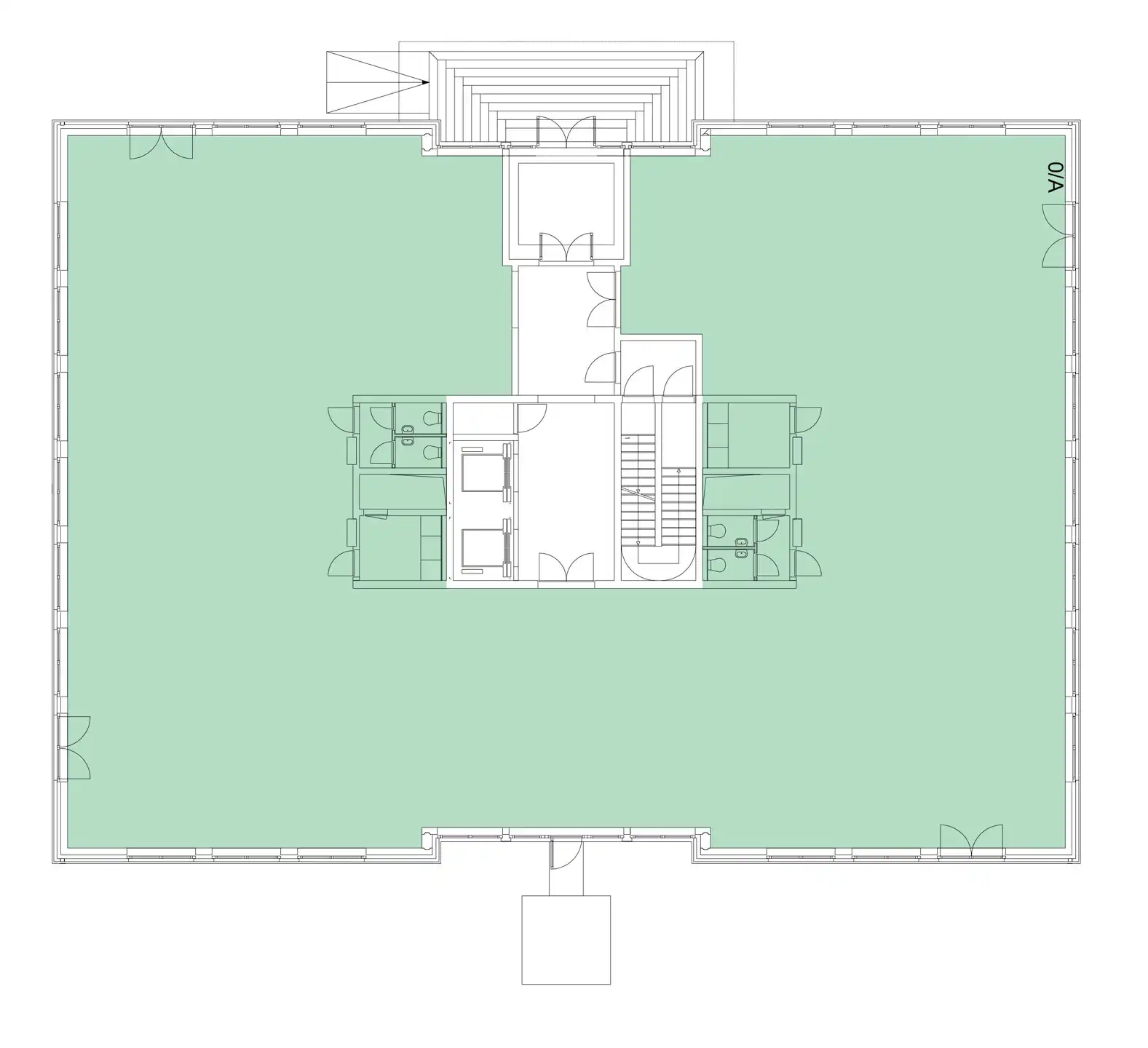 Kantoor 609 m² op het gelijkvloerse te huur foto 4