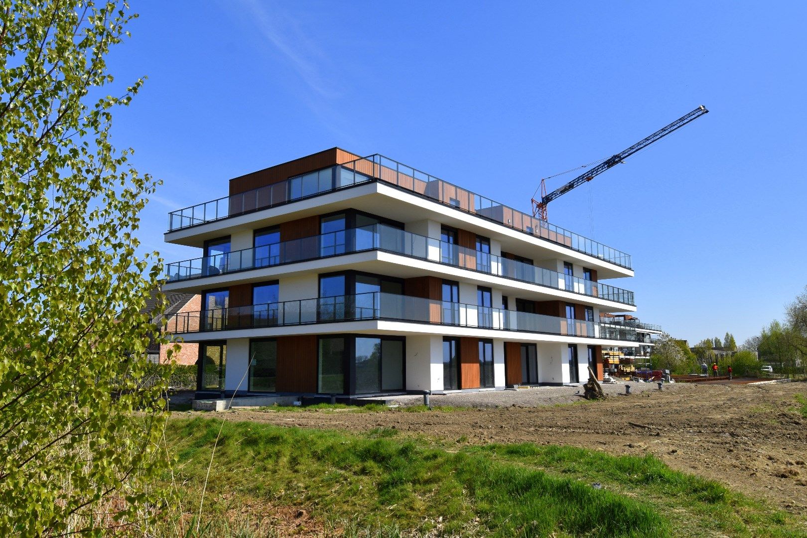Nieuwbouwappartementen in residentie "Weids" te koop vlakbij Gullegem-centrum foto {{pictureIndex}}