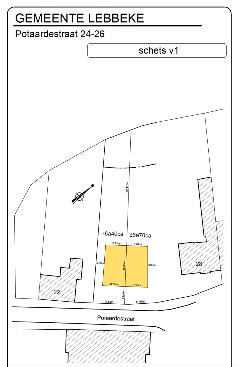 Projectgrond: Appartementen (Meergezinswoningen) of 2X HOB foto 8