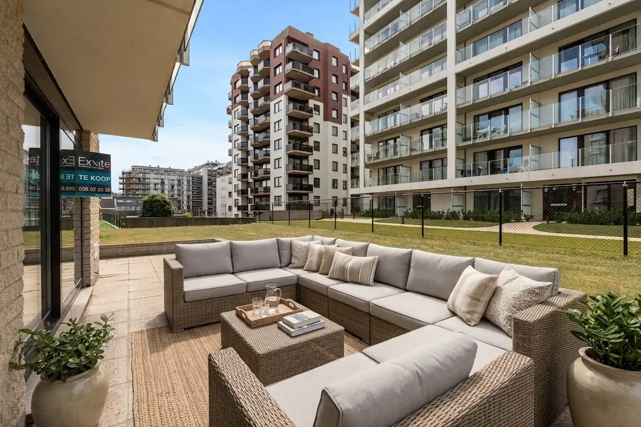 Appartement met ruim zuidgericht terras en zijdelings zeezicht foto 7
