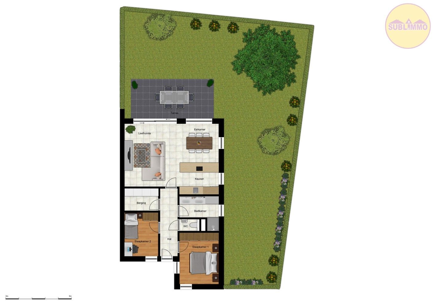 Gezellig gelijkvloers BEN-appartement met 2 slaapkamers en ruime tuin in Heusden-Zolder. foto 31