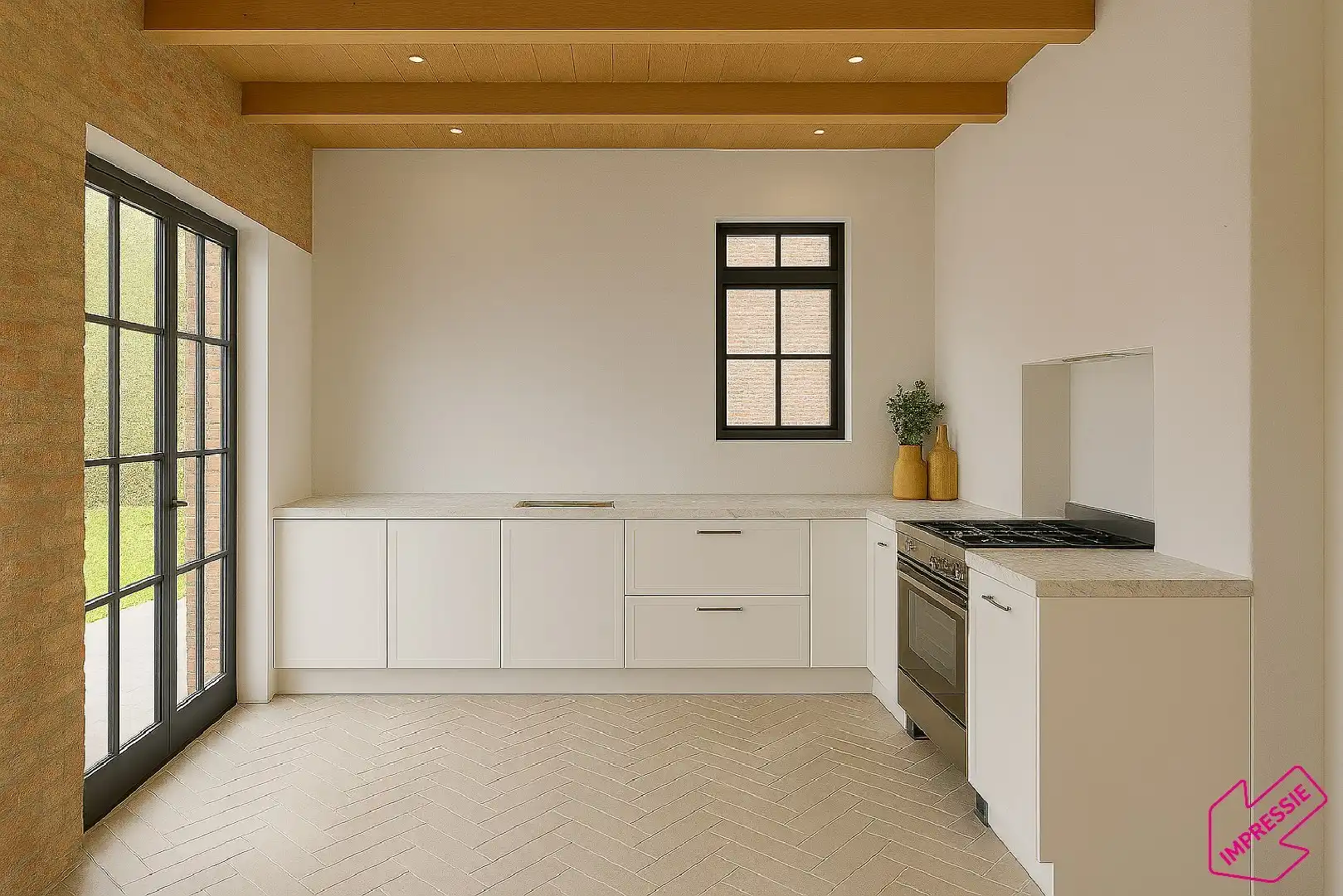 Te renoveren woning met enorm potentieel in het groene Humbeek foto 12