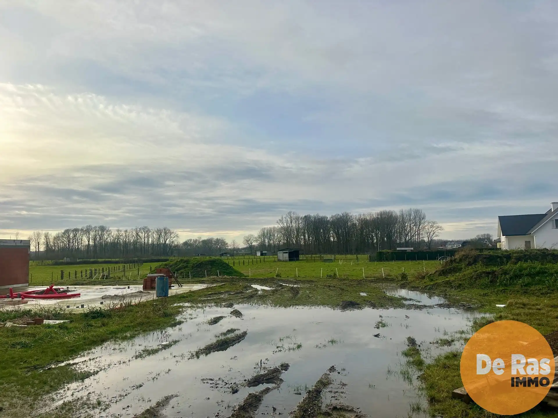 LEDE - Landelijk gelegen bouwgrond, halfopen bebouwing/Lot 3 foto 2