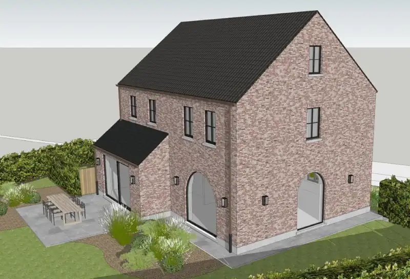 Nieuw te bouwen alleenstaande woning te Adegem. foto 3