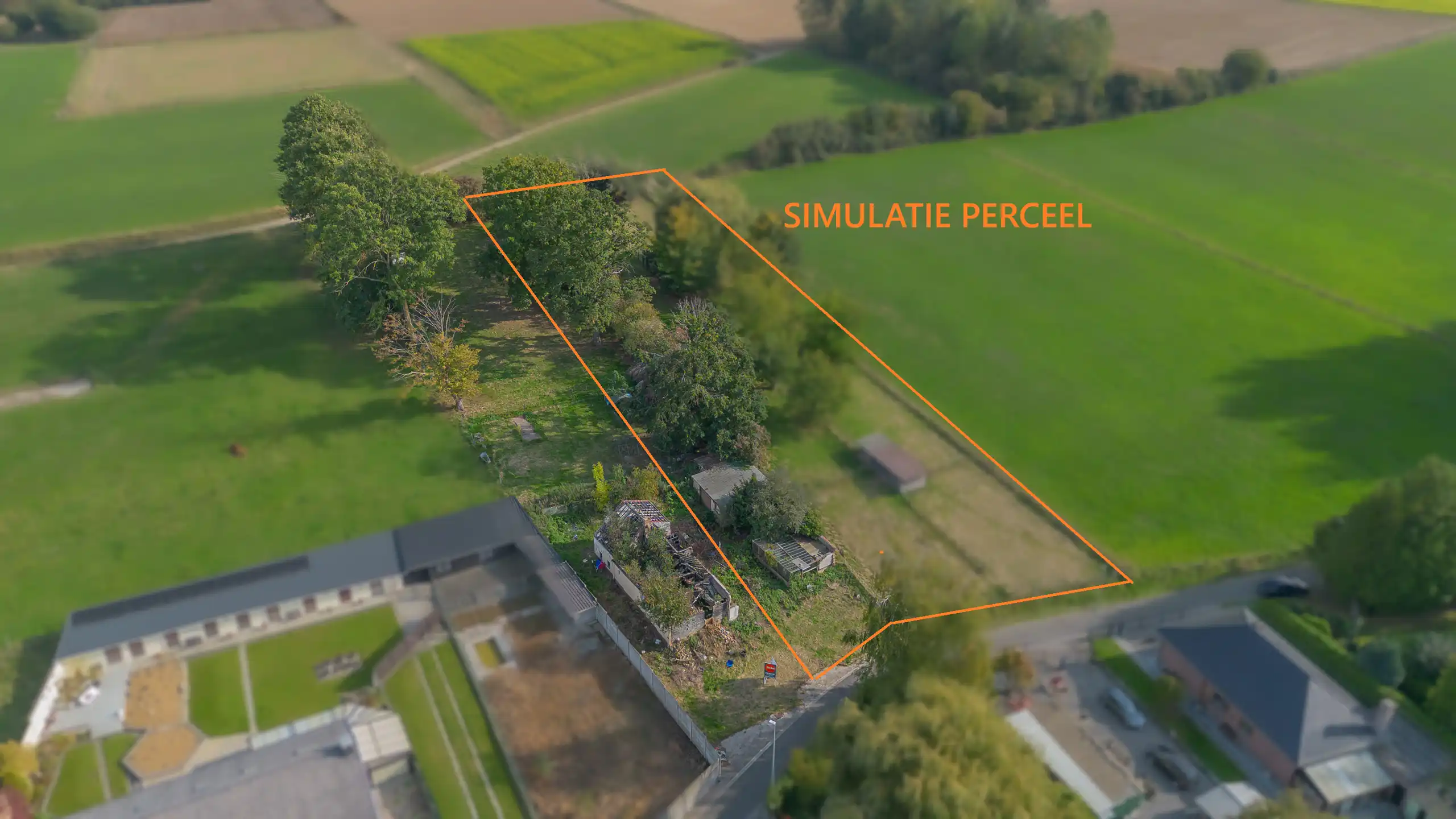 ASPELARE - Bouwgrond halfopen bebouwing  foto 2