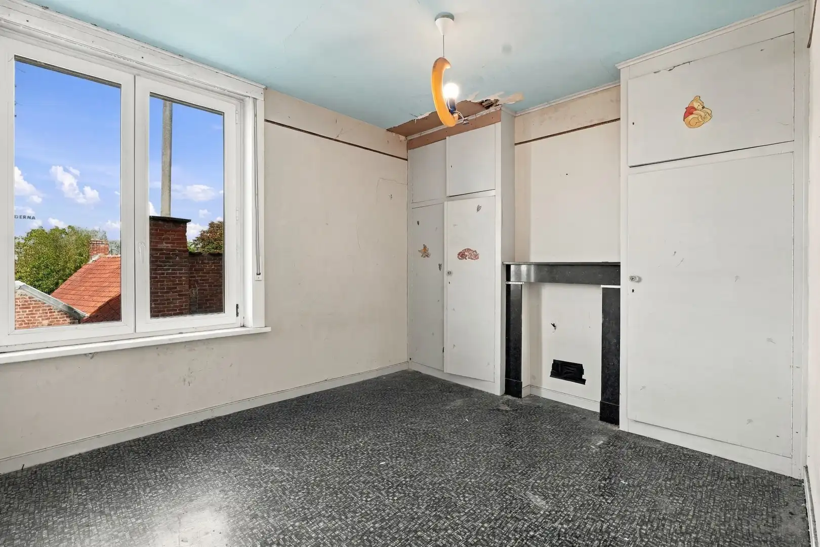 Te renoveren half open bebouwing met uitweg achteraan foto 9