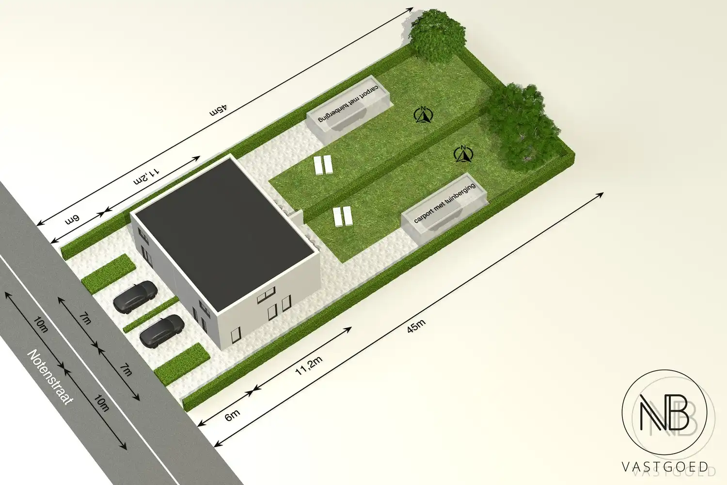 Bouwgrond met vergunning voor tweewoonst! foto 8