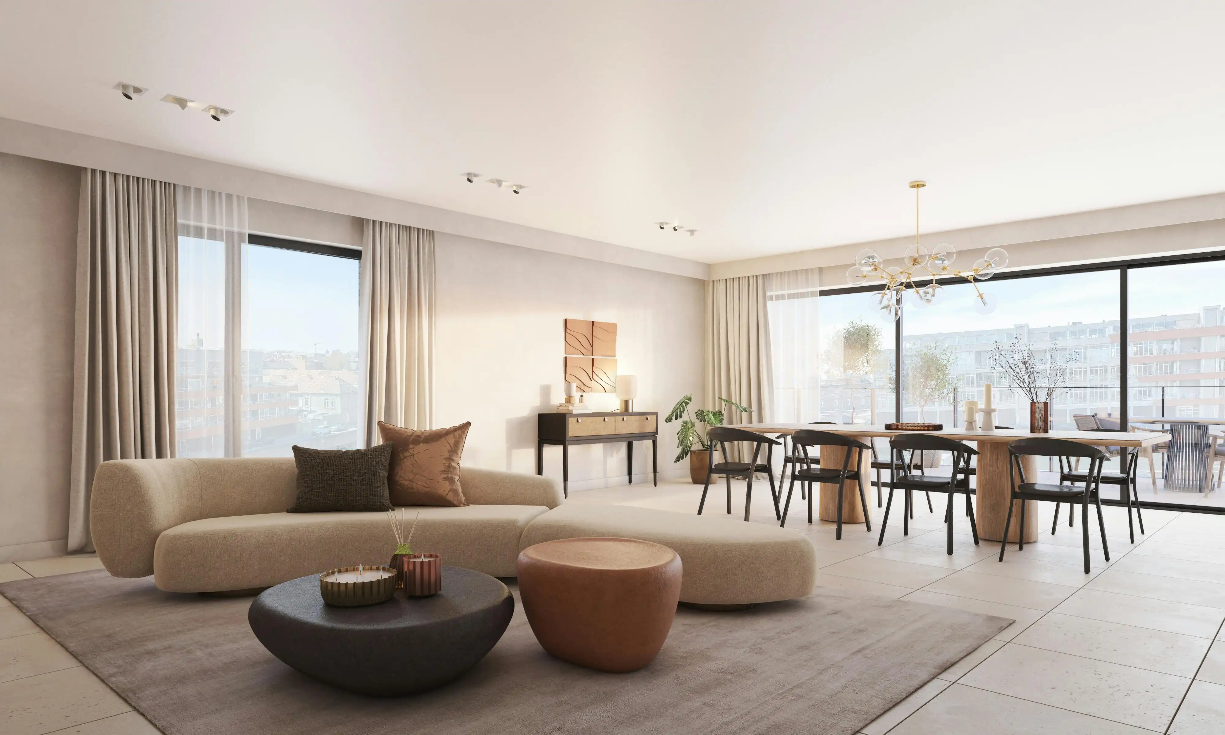 Nieuwbouwappartement met zonnig terras te koop in Sluis 9 foto 3