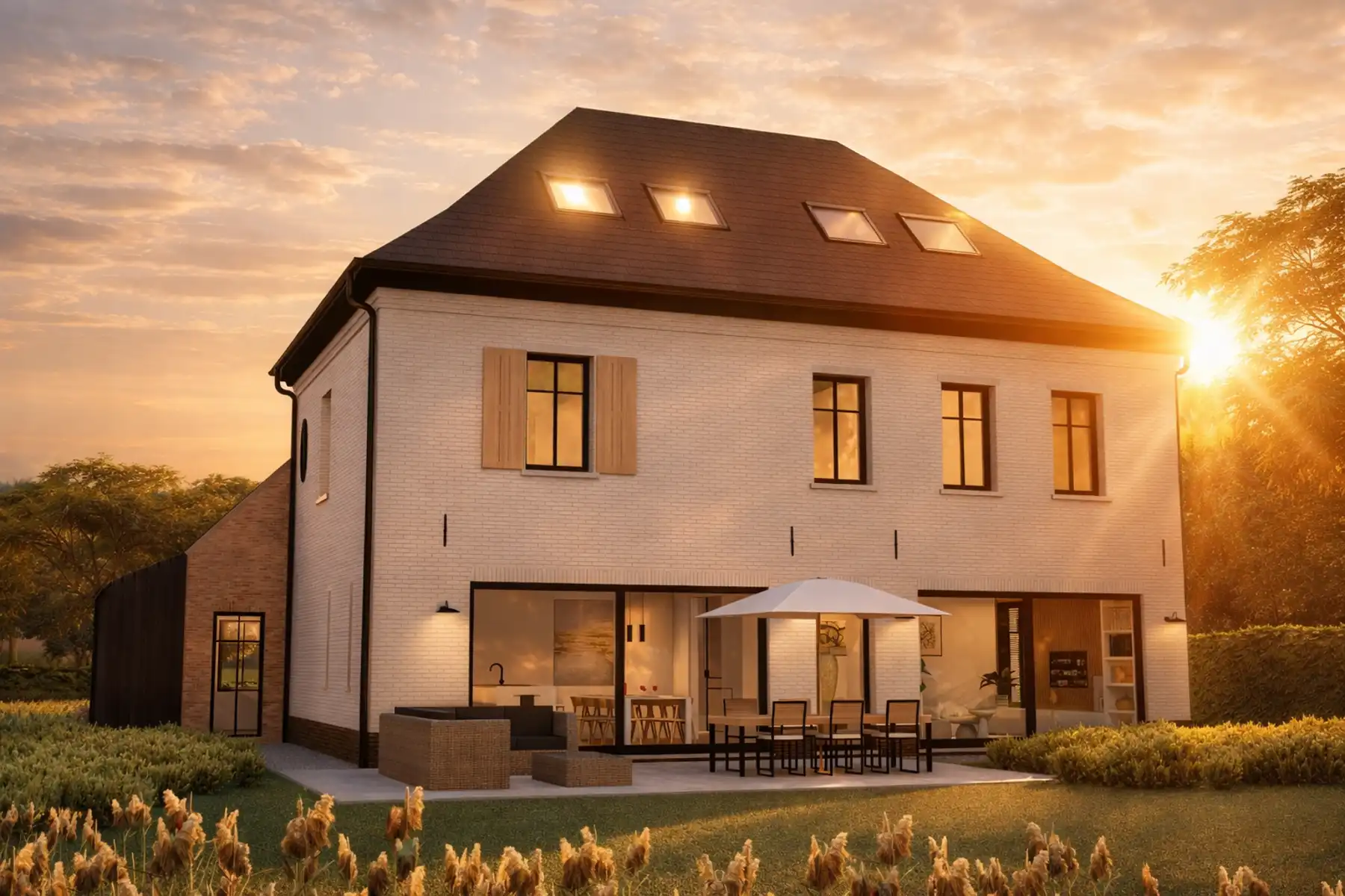 XXL nieuwbouwvilla in groenrijk en rustig Schilde foto 2