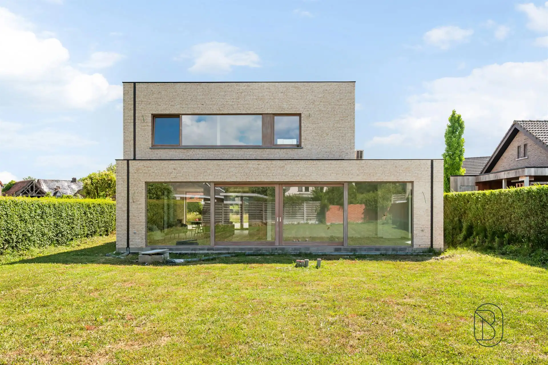 Moderne nieuwbouwvilla met 4 slk en bureau, in Marke foto 7