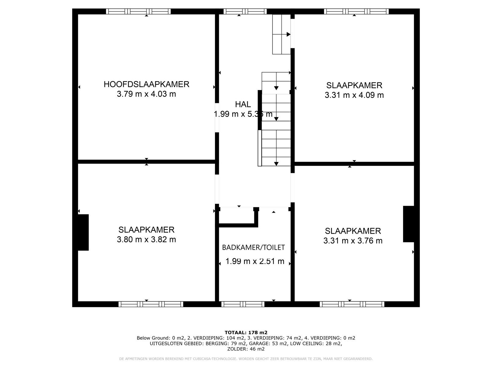 Ruime woning met 4-5 slpks, opslagruimte en tuin op 11a14ca foto 22